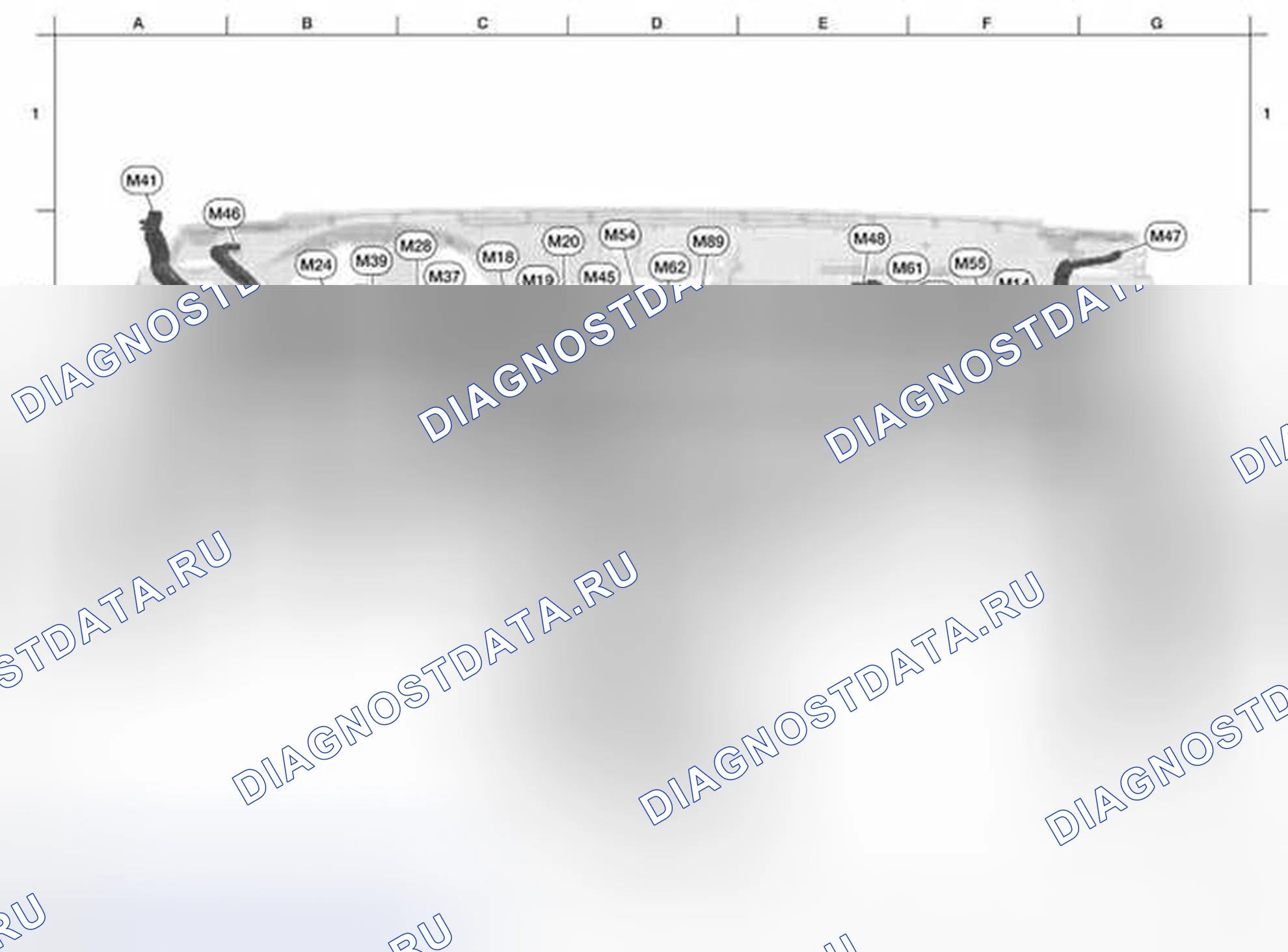 Рис. 29: ГЛАВНАЯ ОБВЯЗКА. Nissan Sentra B16 рестайлинг