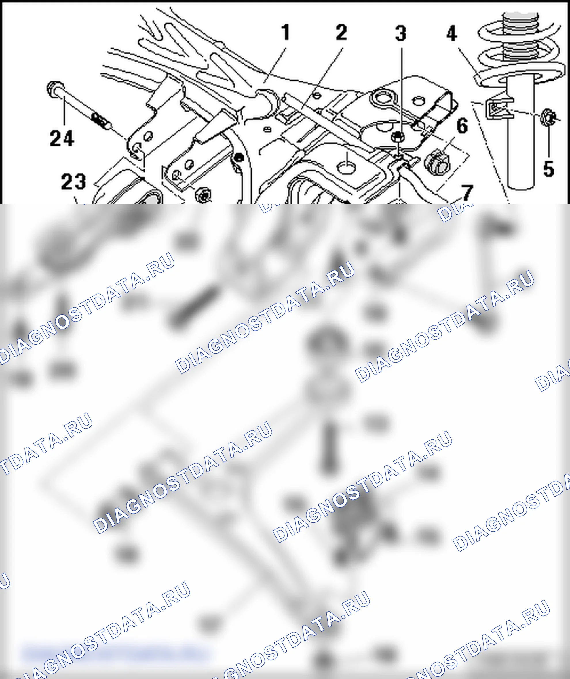 Подвеска передних колес: ремонт. SEAT Alhambra I