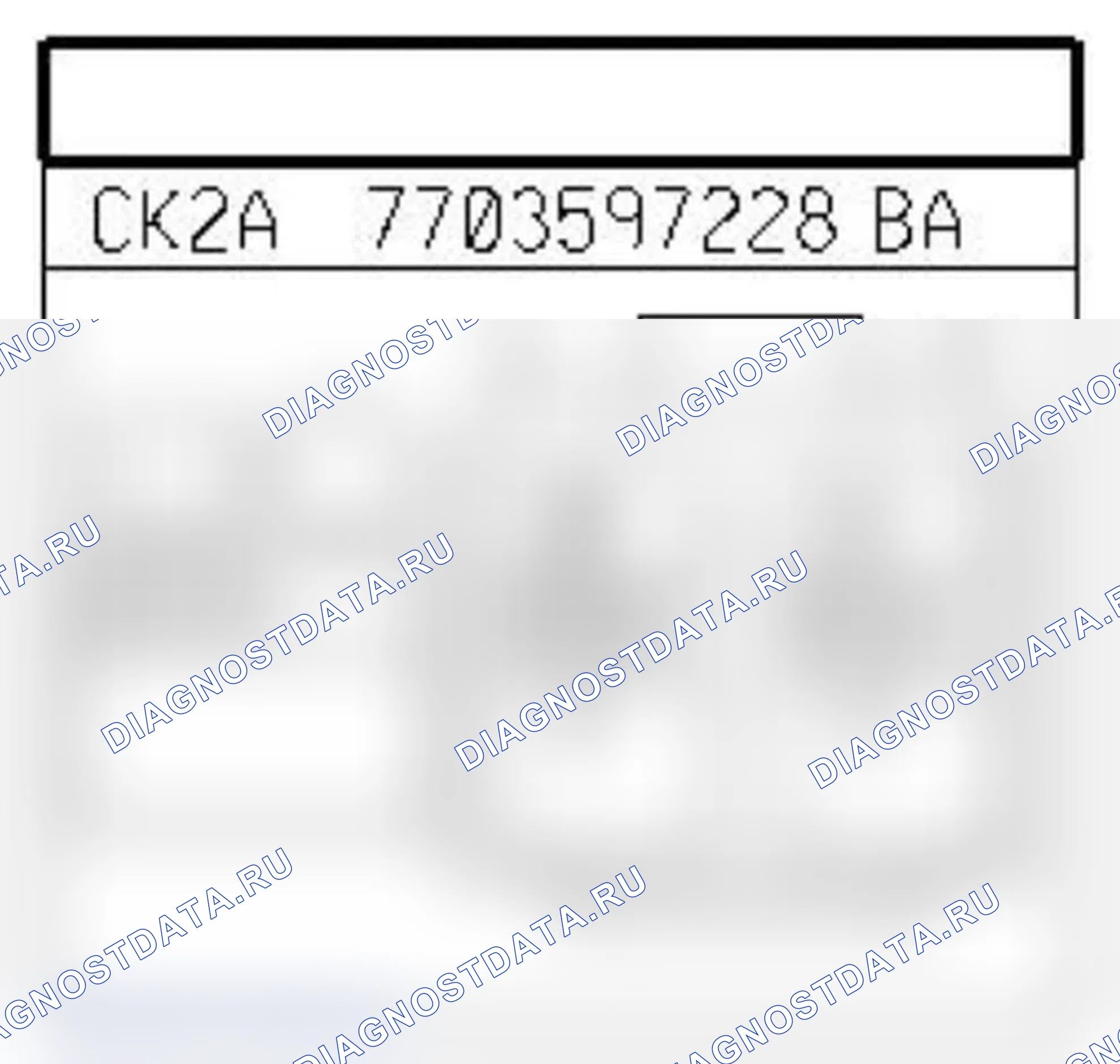 Распиновка разъёма 1223 — Зуммер сист. парковки. Renault Megane II