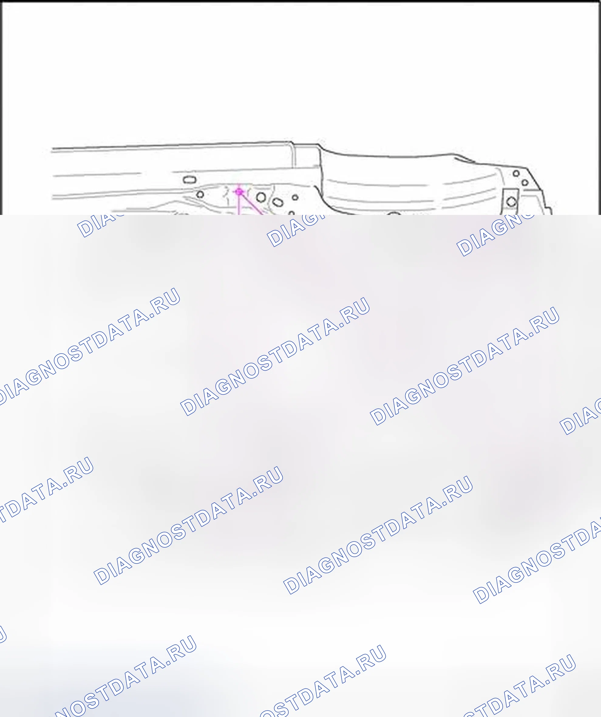 Рис. 5: Группа пола, задняя часть. Audi TT 8N рестайлинг