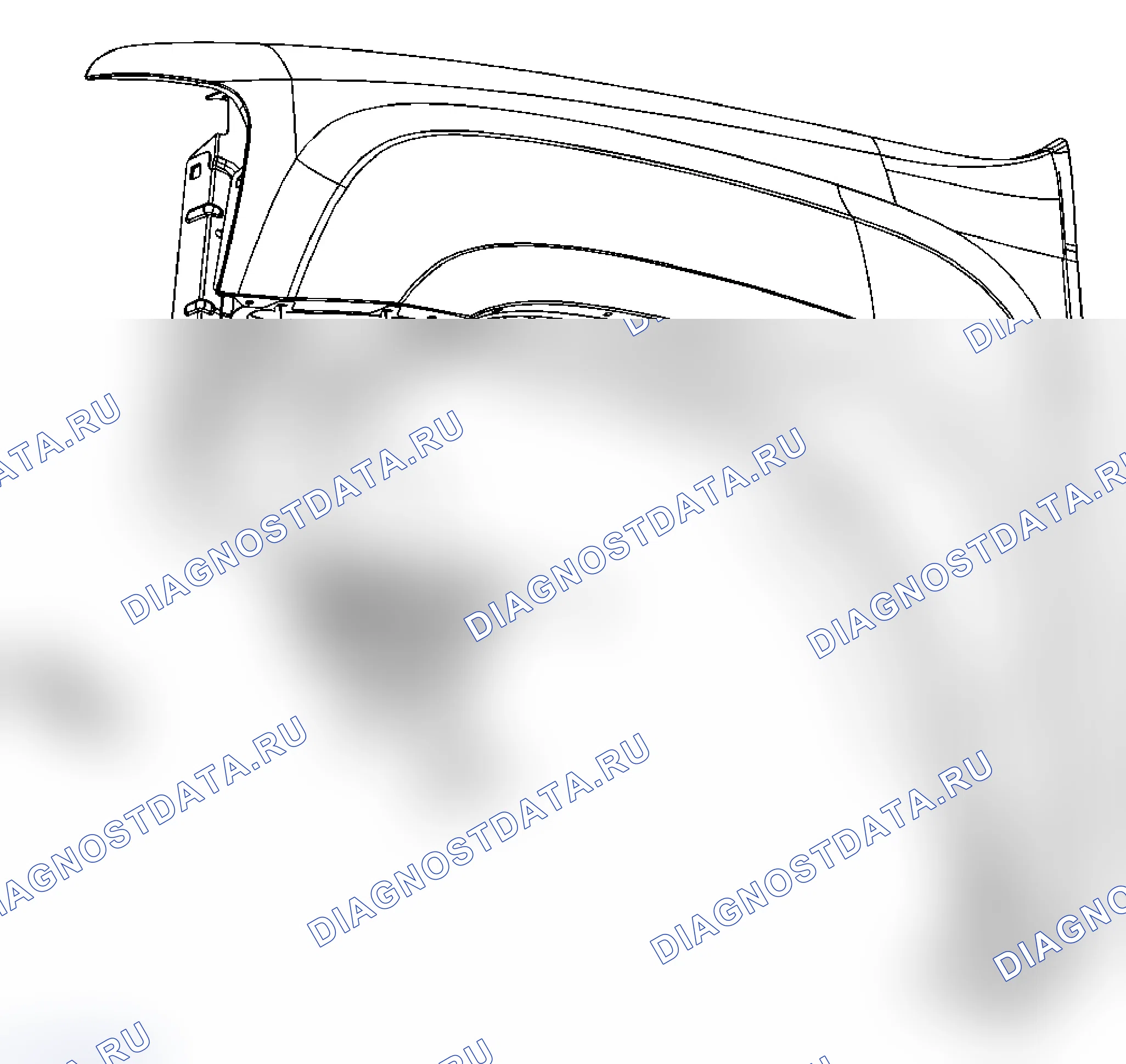 Рис. 15: Замена бокового кронштейна передней бампера (GMC). GMC Cab & Chassis Sierra 3500 HD 