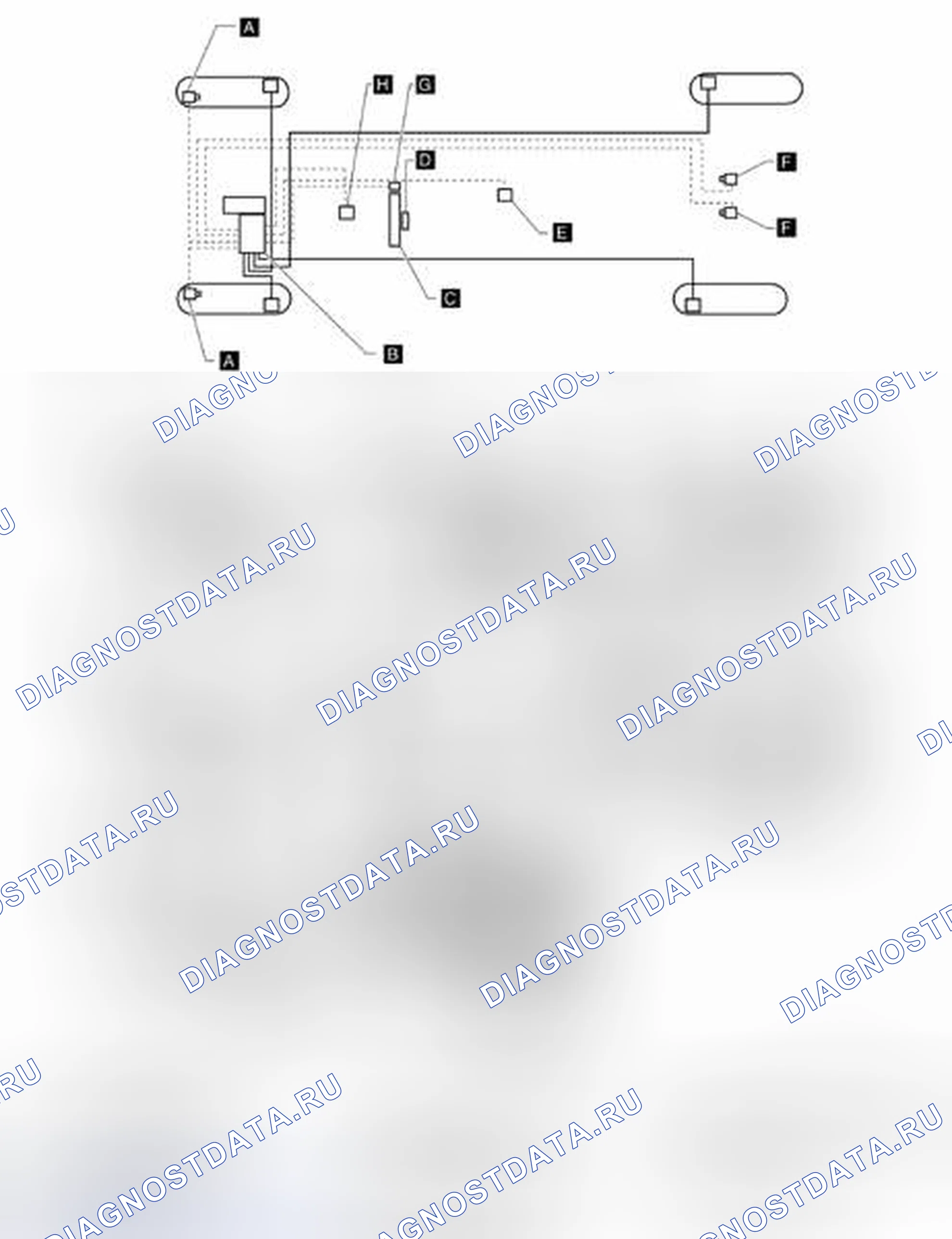 Рис. 52: Расположение компонентов. Nissan Pathfinder III рестайлинг