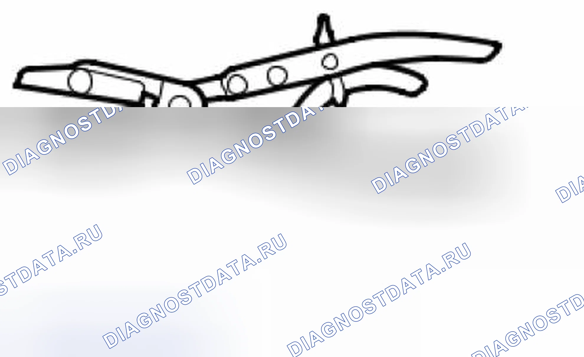 Рис. 337: 30 07 739 Щипцы для сдавливания шланга. Kia Optima II
