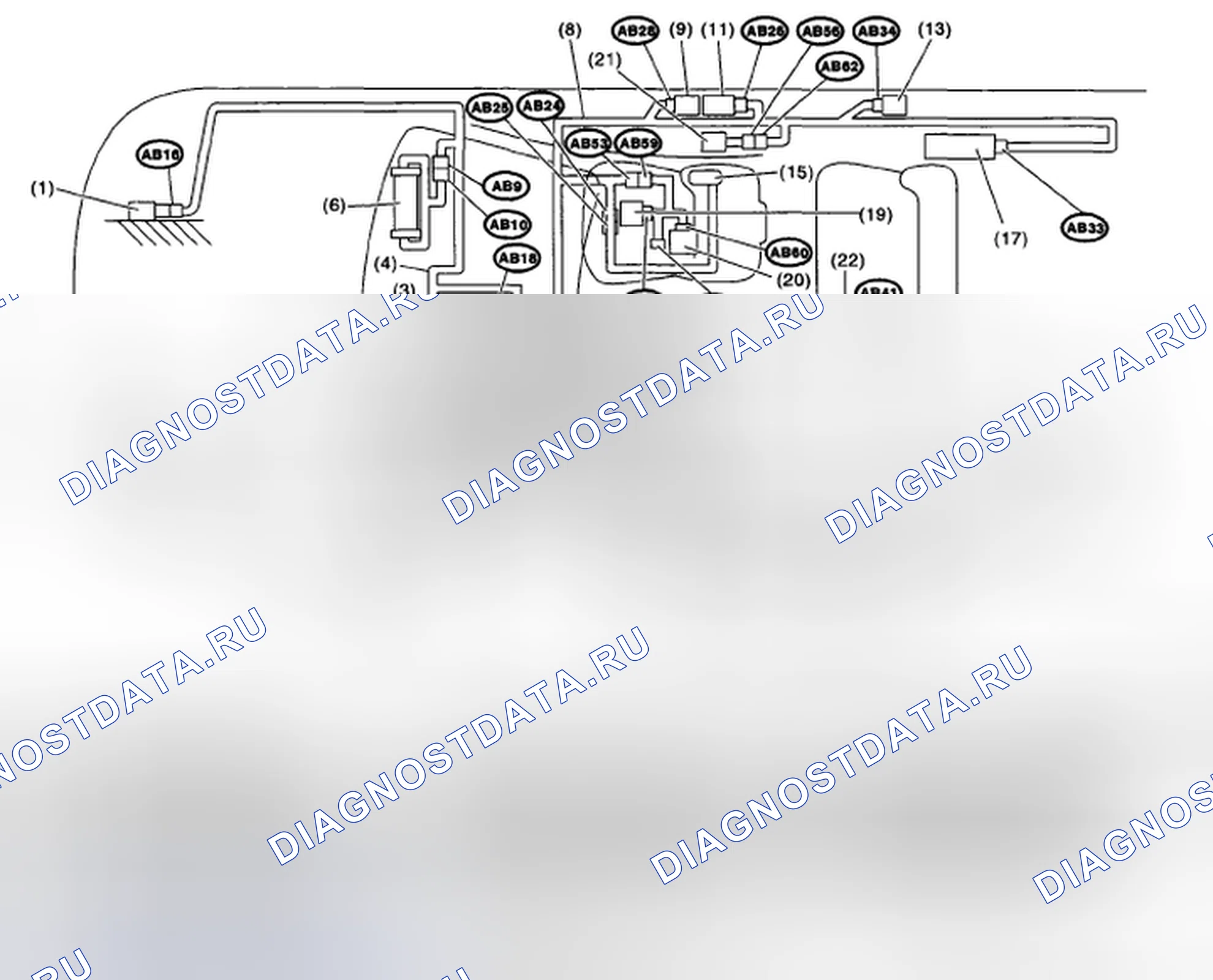 Рис. 177: РАСПОЛОЖЕНИЕ. Subaru Outback BP рестайлинг