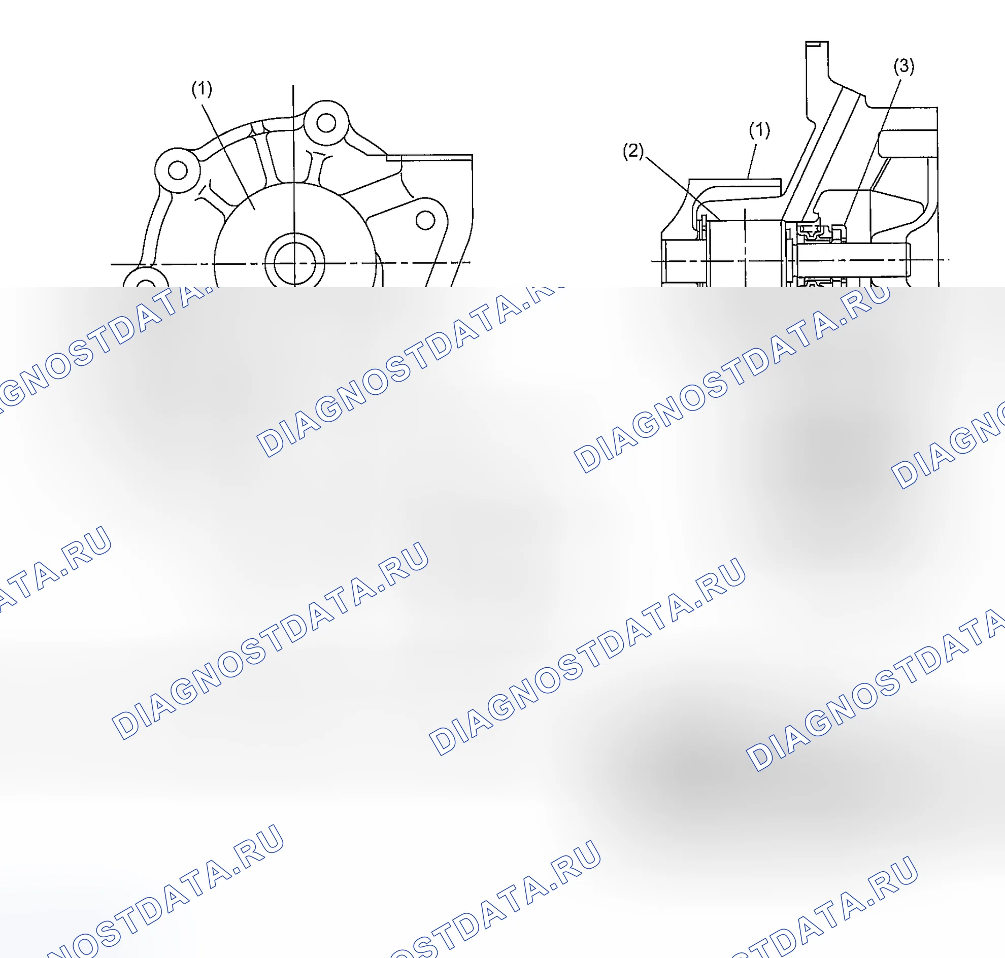 Рис. 178: Водяной насос. Hyundai Creta II