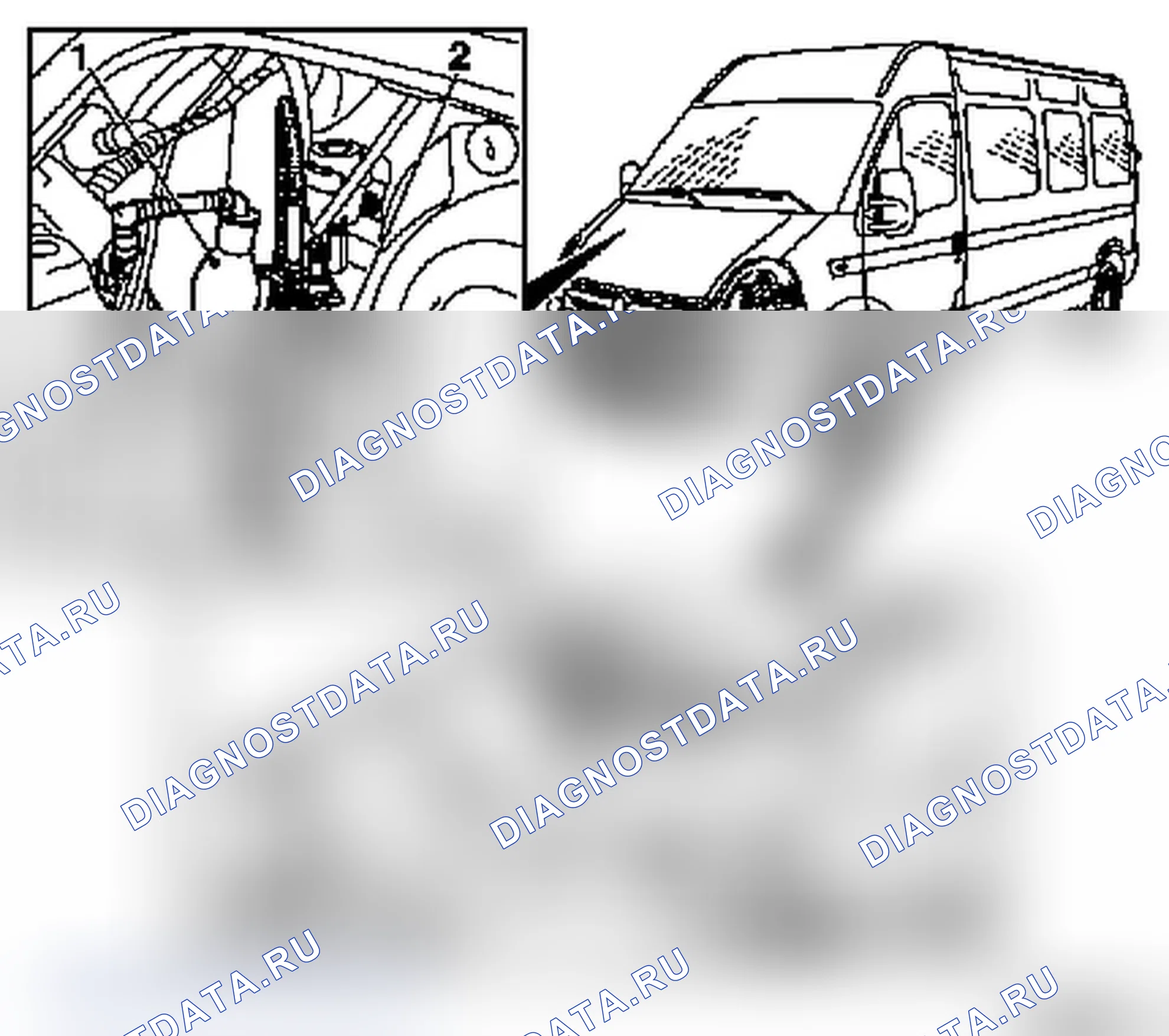 Иллюстрация: расположение компонентов топливной системы. Opel Movano A