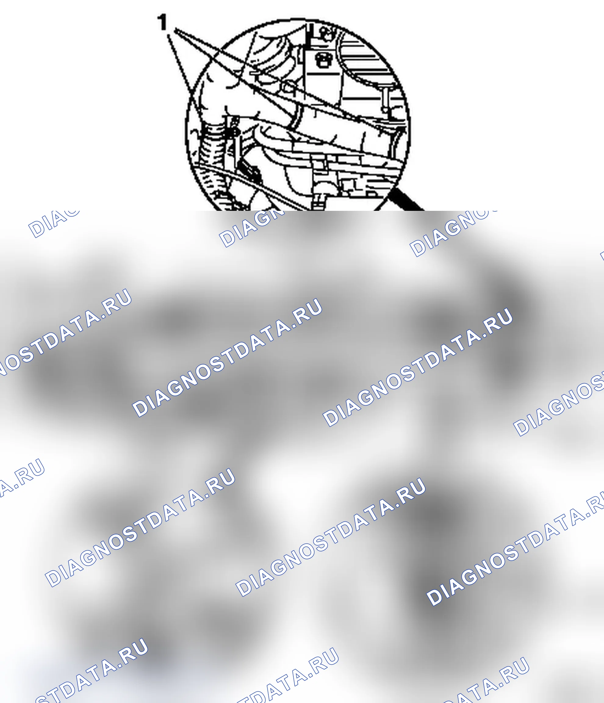 Снять и установить двигатель (X 20 DTL, Y 20 DTH до ГВ 2003). Opel Zafira A рестайлинг