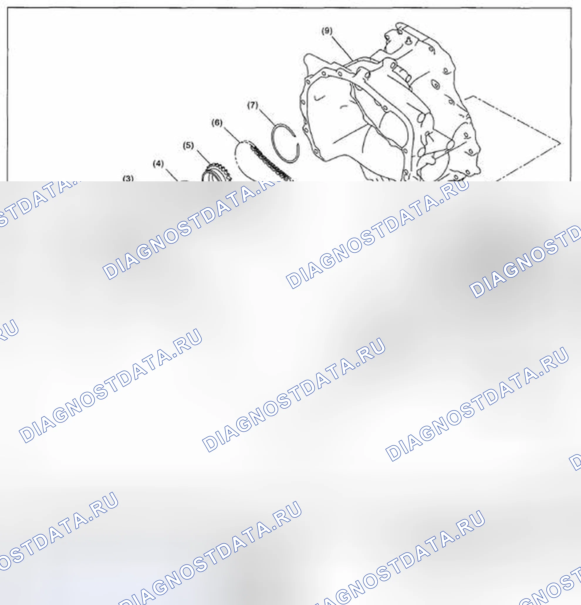 Рис. 557: МАСЛЯНЫЙ НАСОС В СБОРЕ. Subaru Outback BR