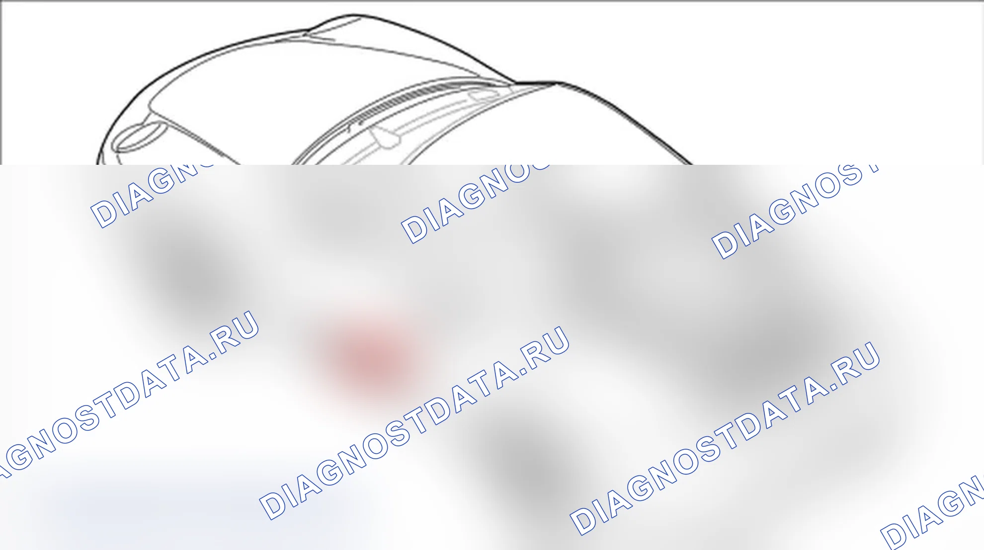 Рис. 3: Снятие внутренней накладки порога двери (со стороны водителя). Porsche 911 GT3 997