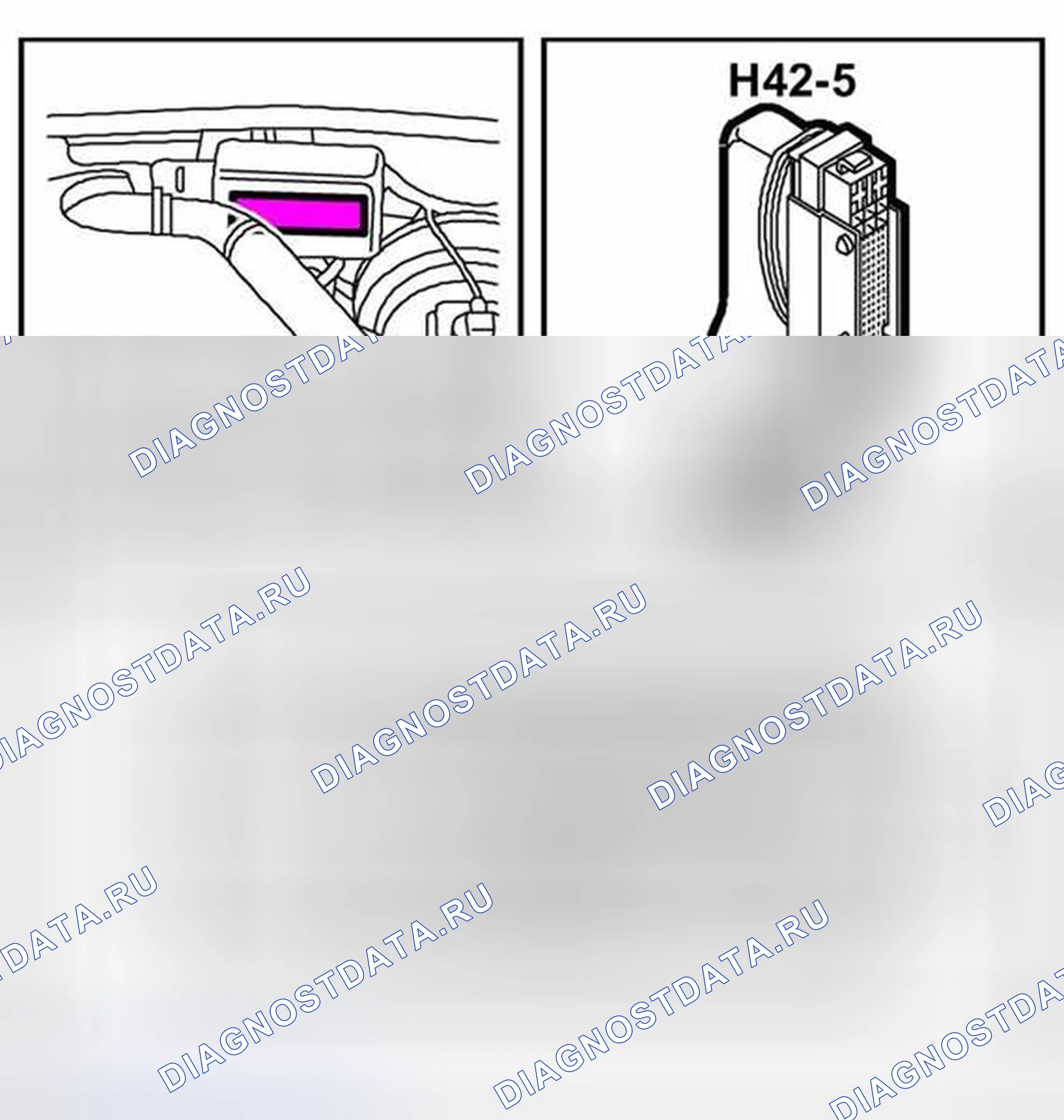 Рис. 84: Разъем H42-5. Kia Picanto II рестайлинг