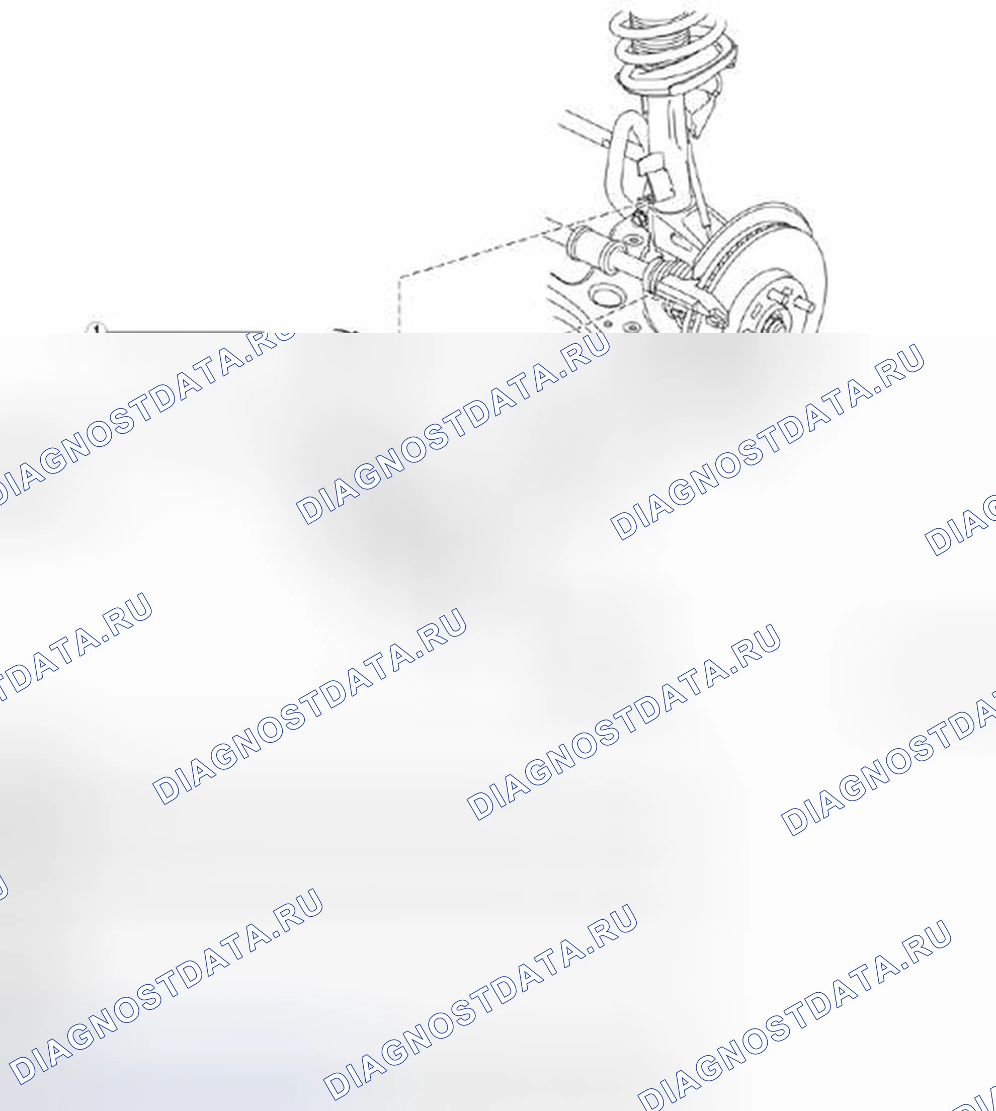 Рис. 18: ЗАМЕНА КОЛОДКИ ТОРМОЗНОГО ДИСКА (ПЕРЕДНЯЯ) [Mzr 2.0, SKYACTIV-G 2,0, Мзр 2.5]. Mazda 3 BL рестайлинг
