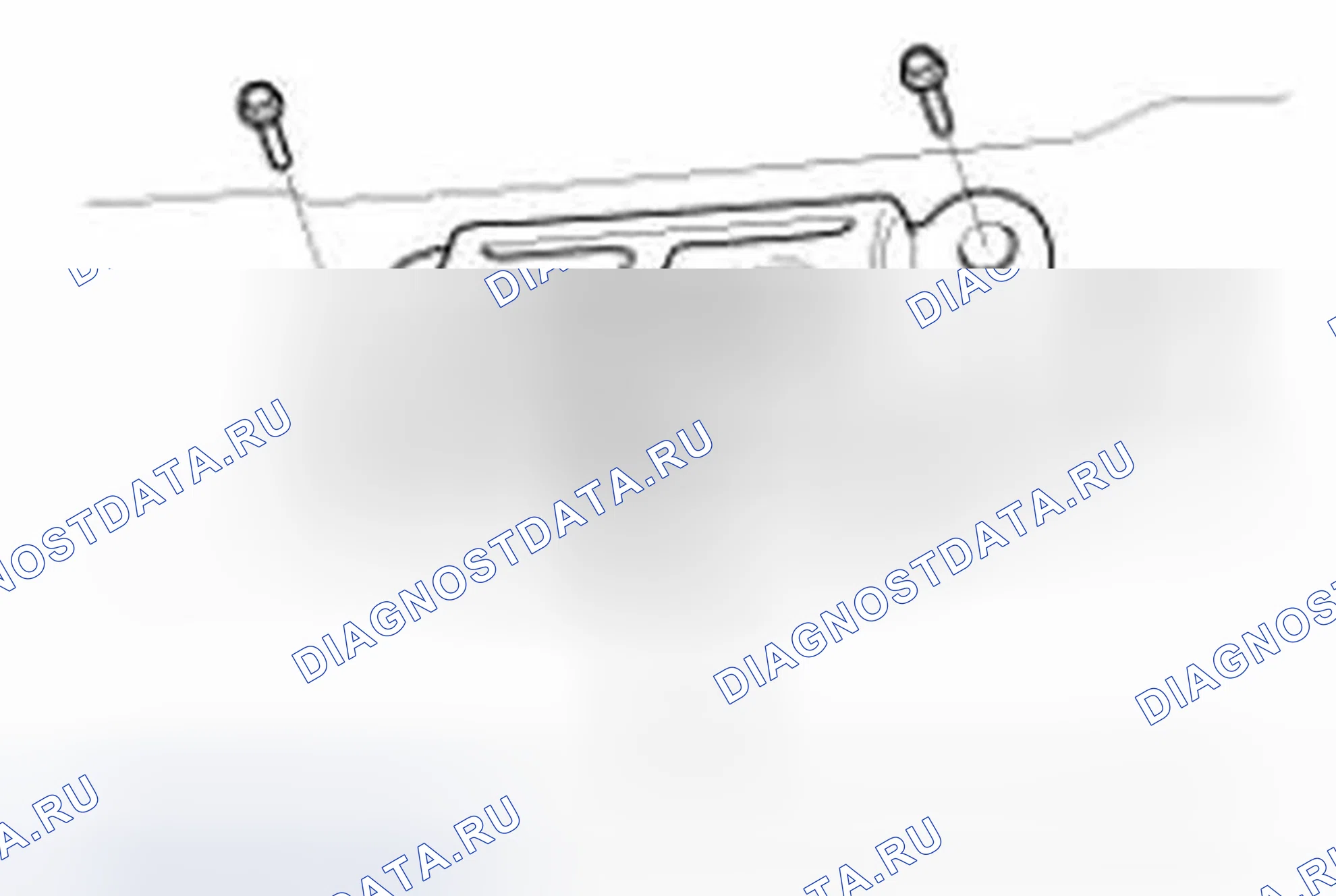 Рис. 24: Замена защелки дверь багажника. Hyundai Tucson II