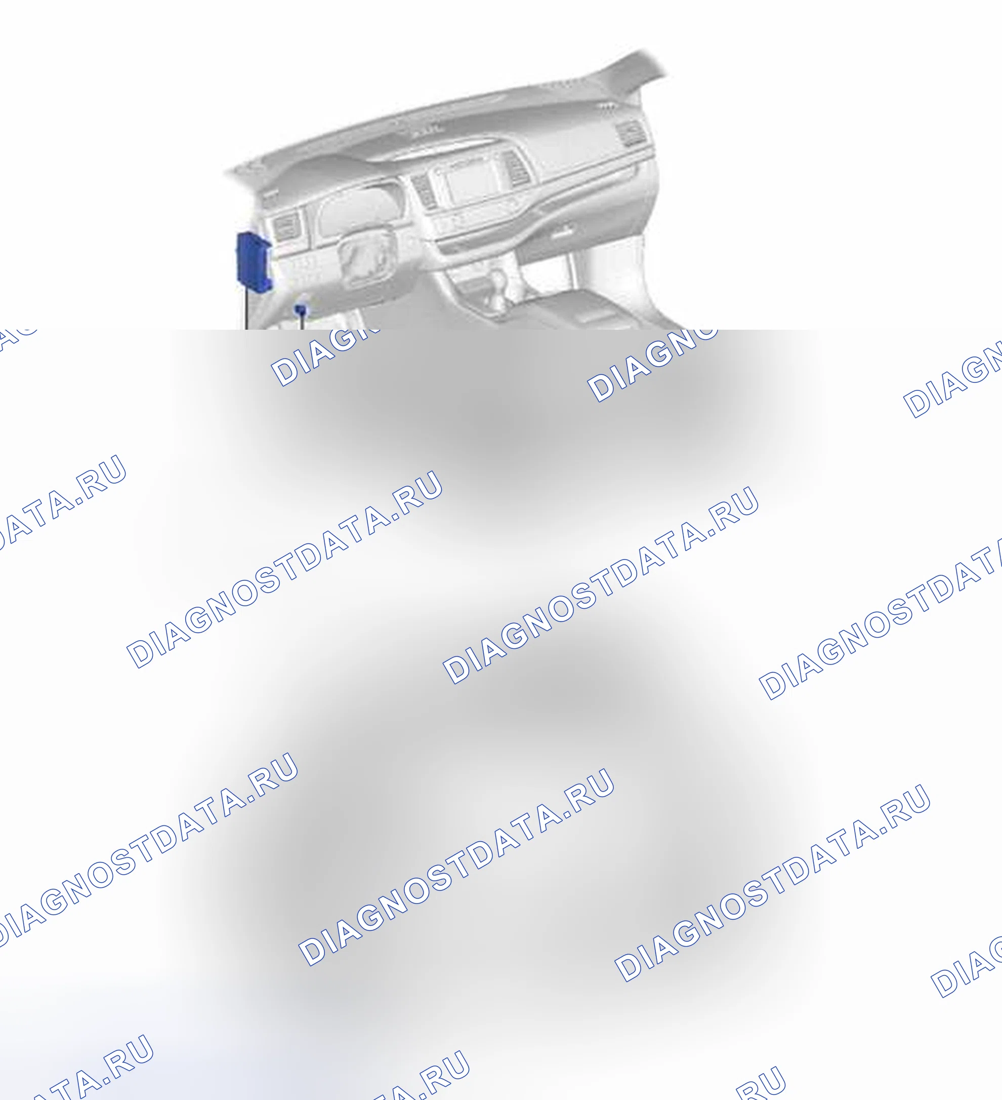 Рис. 180: ИЛЛЮСТРАЦИЯ. Toyota Highlander III