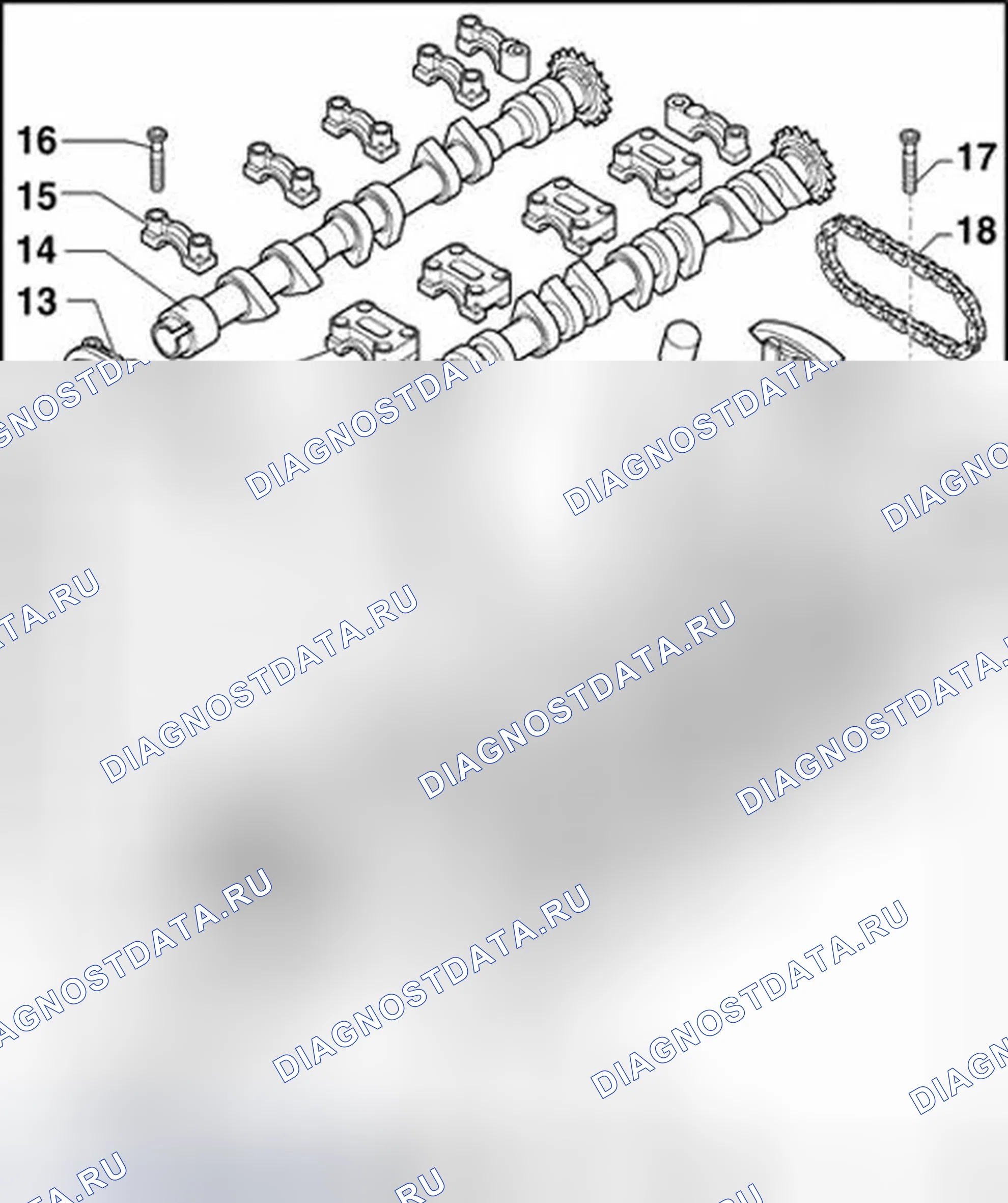 Рис. 327: Клапанный механизм, обслуживание. Audi TT 8N рестайлинг