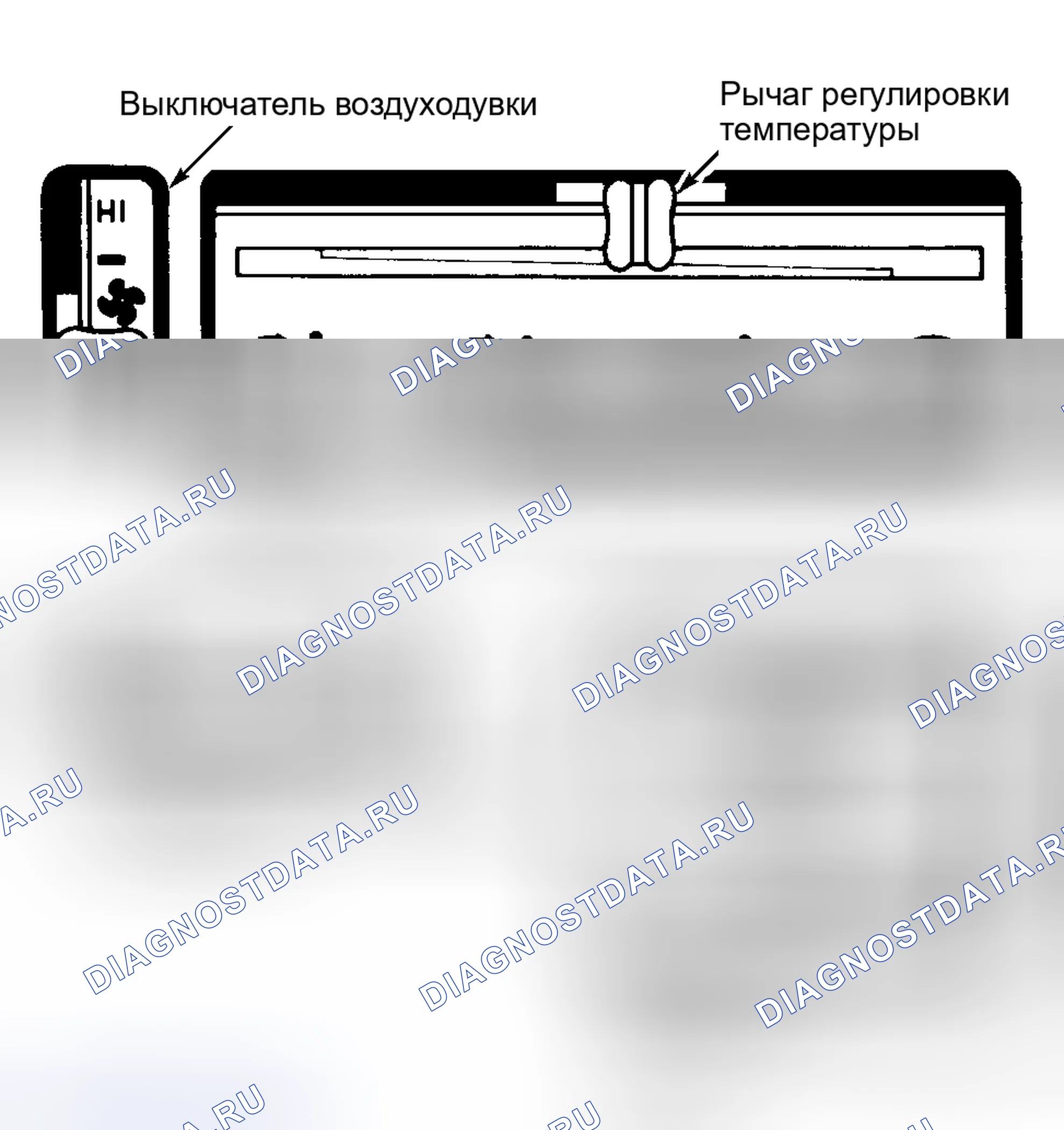 Рис. 2: Система главного нагревателя. Plymouth Voyager II