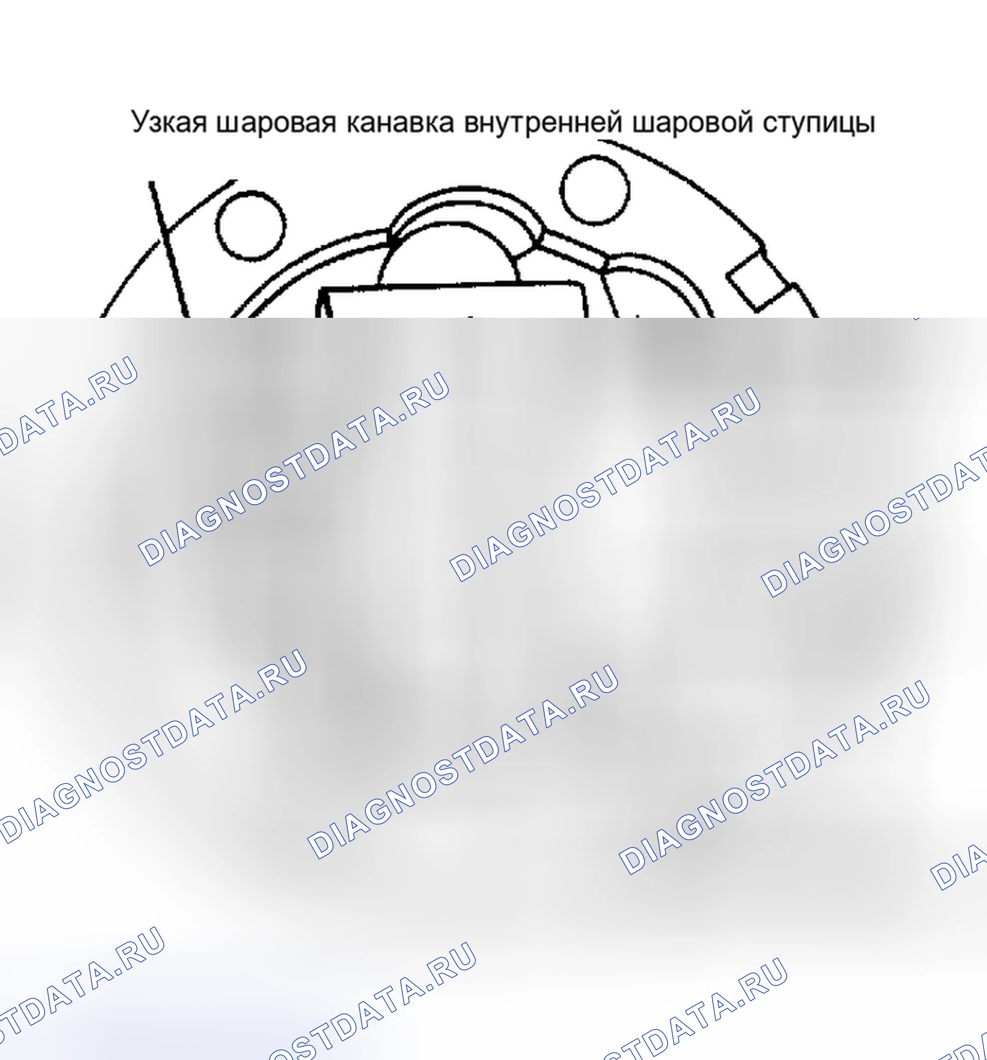 Рис. 11: Глубина ведущей шестерни. Mitsubishi Montero I