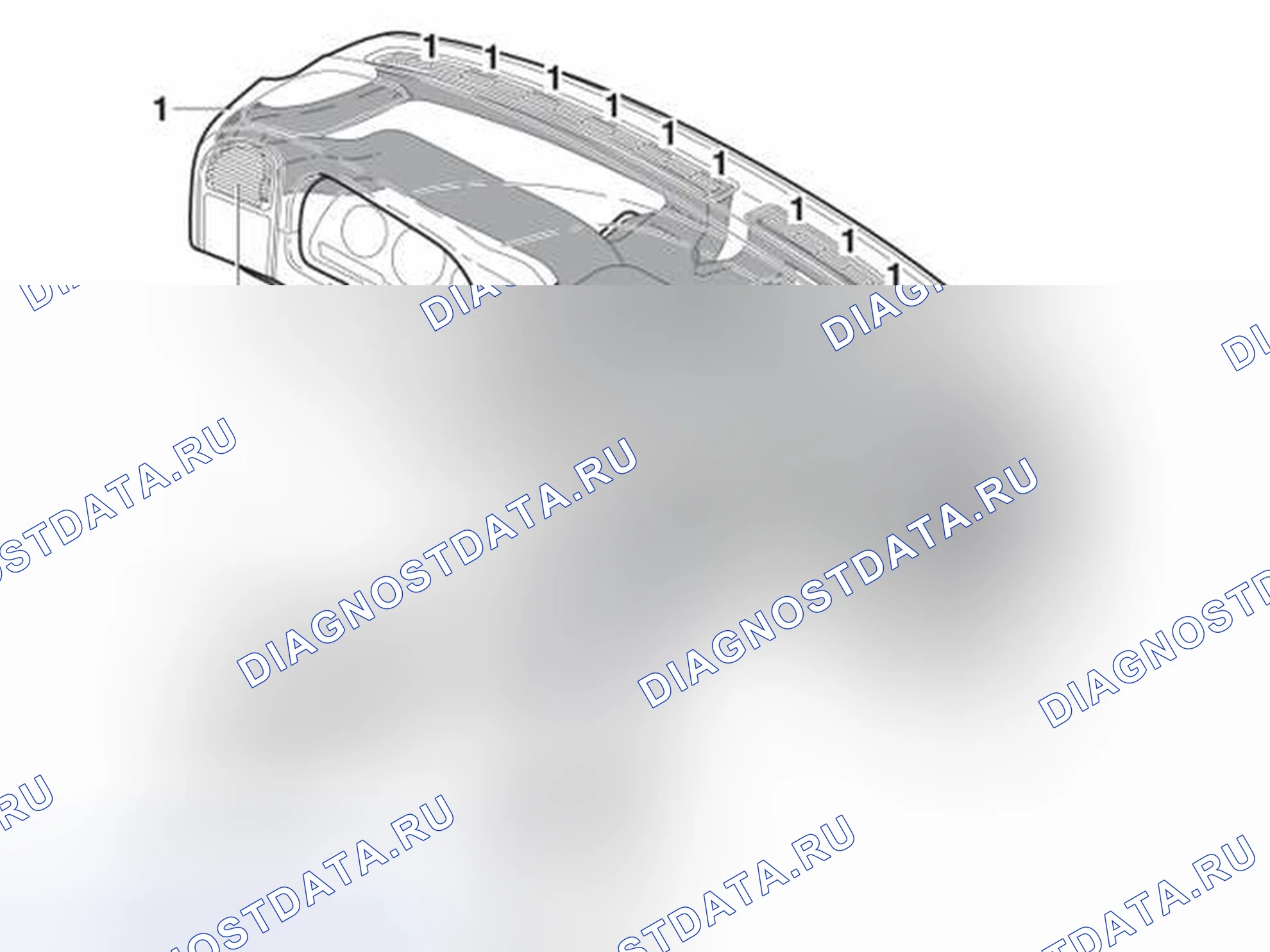 Рис. 38: Обзор установки. Volvo S40 I рестайлинг