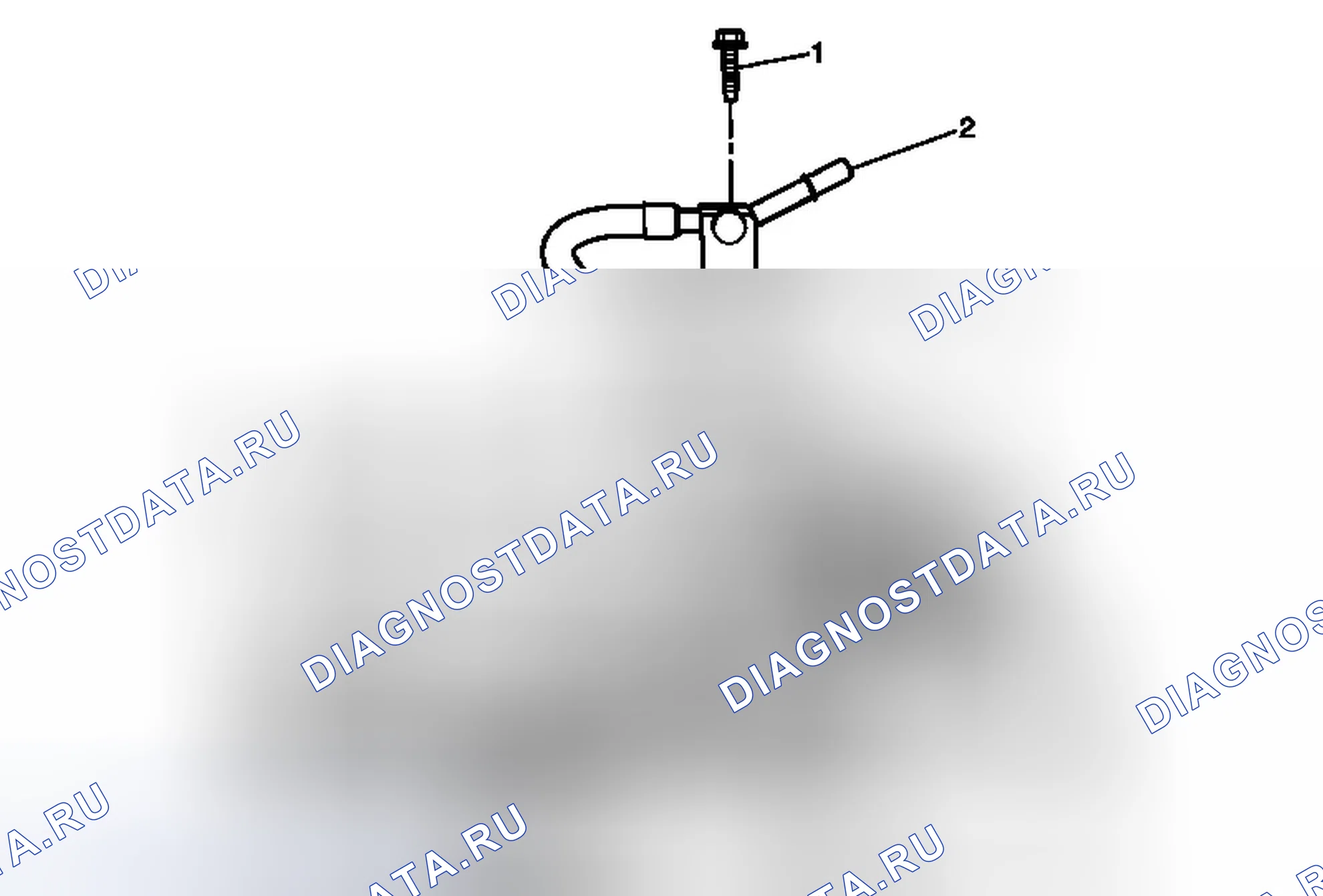Рис. 12: Замена топливоподающей трубы (с прямым впрыском). Chevrolet Captiva I рестайлинг