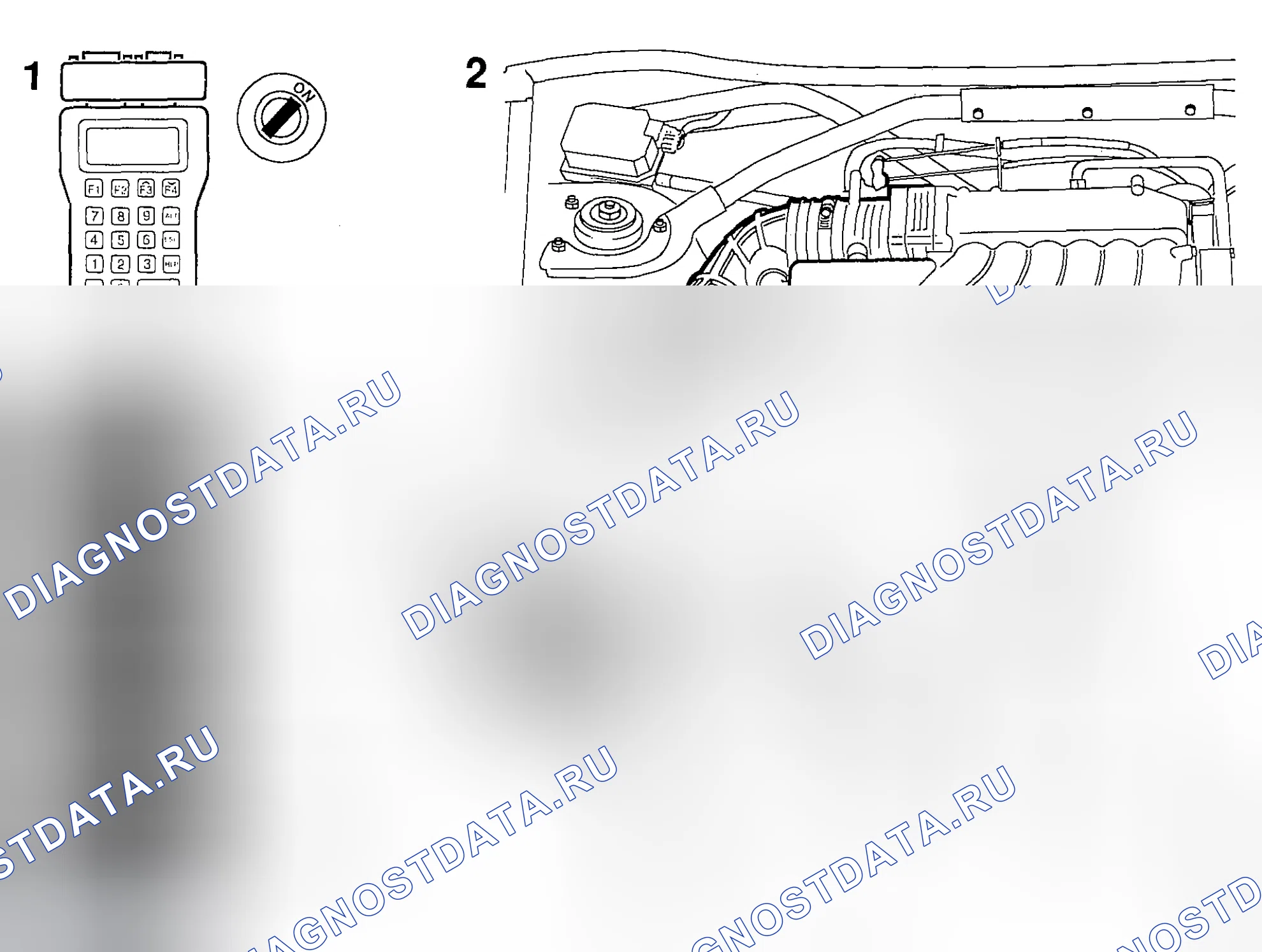 Рис. 169: расшифровка кода ошибки P0102, P0103: датчик массового расхода воздуха, вход в модуль управления низкий / высокий. Kia Picanto I
