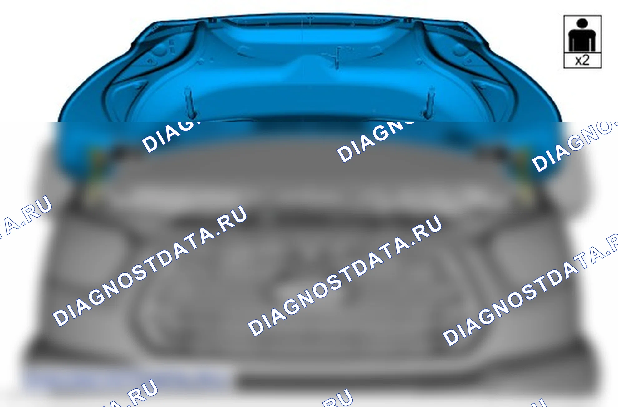 Как снять и установить капот. Ford Transit VIII