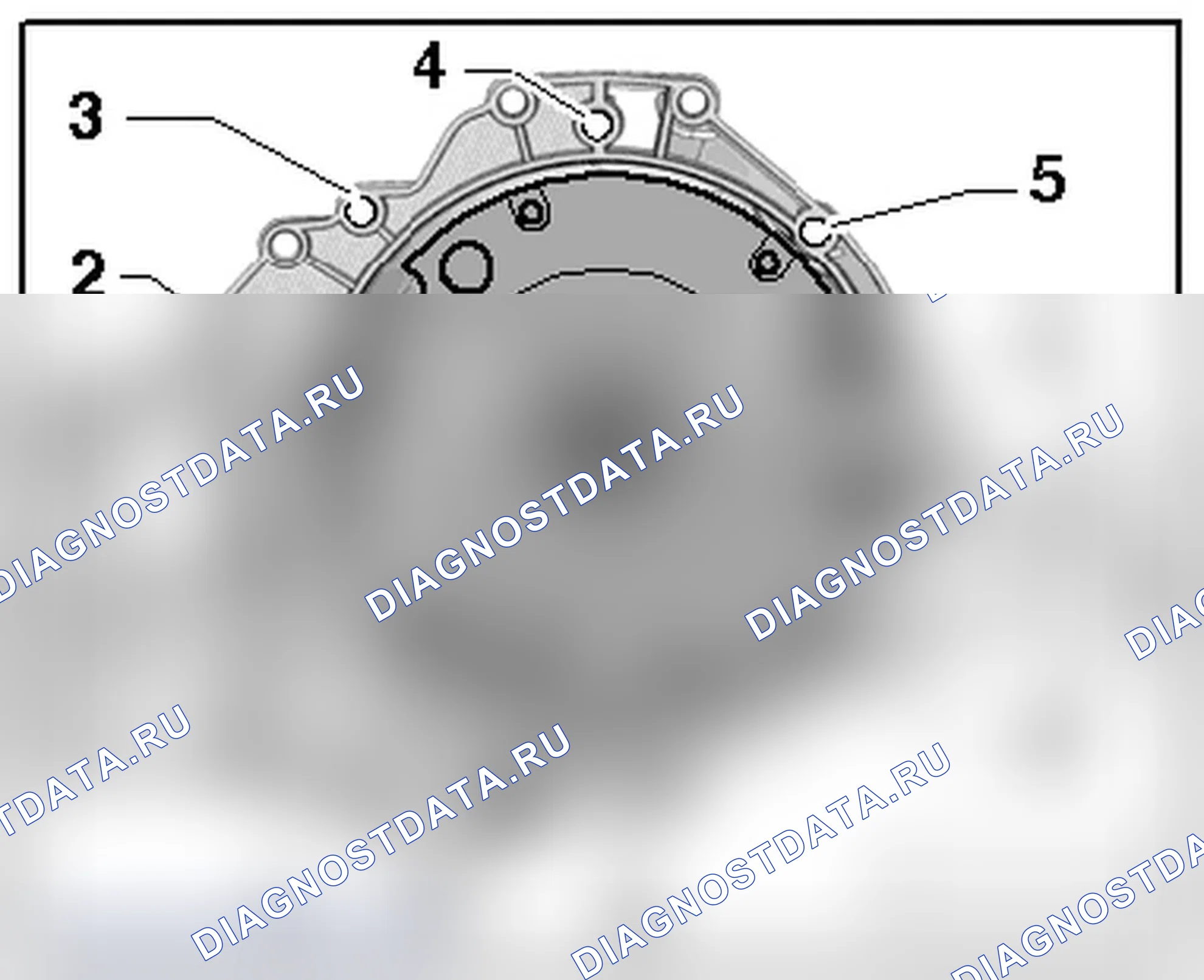 Рис. 30: КРЕПЛЕНИЕ ДВИГАТЕЛЯ К ТРАНСМИССИИ (4-цилиндр). Audi S5 I