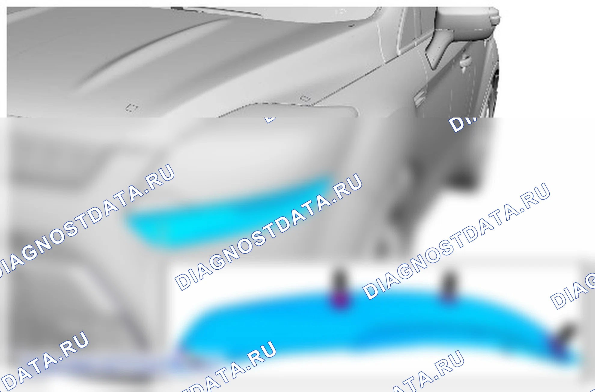 Как снять и установить форсунку омывателя фары. Ford Kuga I