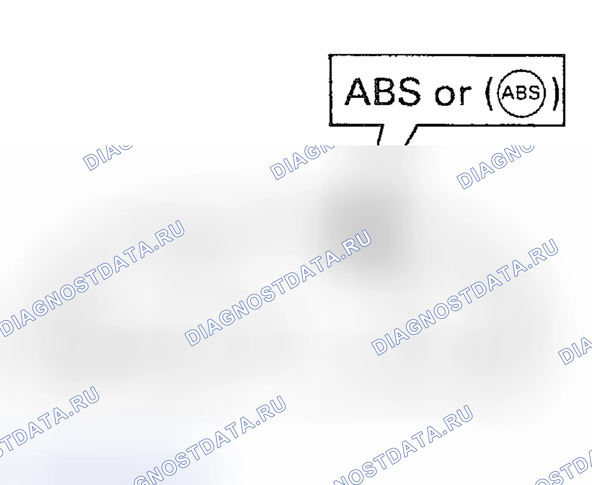 Рис. 4: ПРОВЕРКА ПРЕДУПРЕЖДАЮЩЕГО ОГНЯ ABS. Suzuki Vitara I