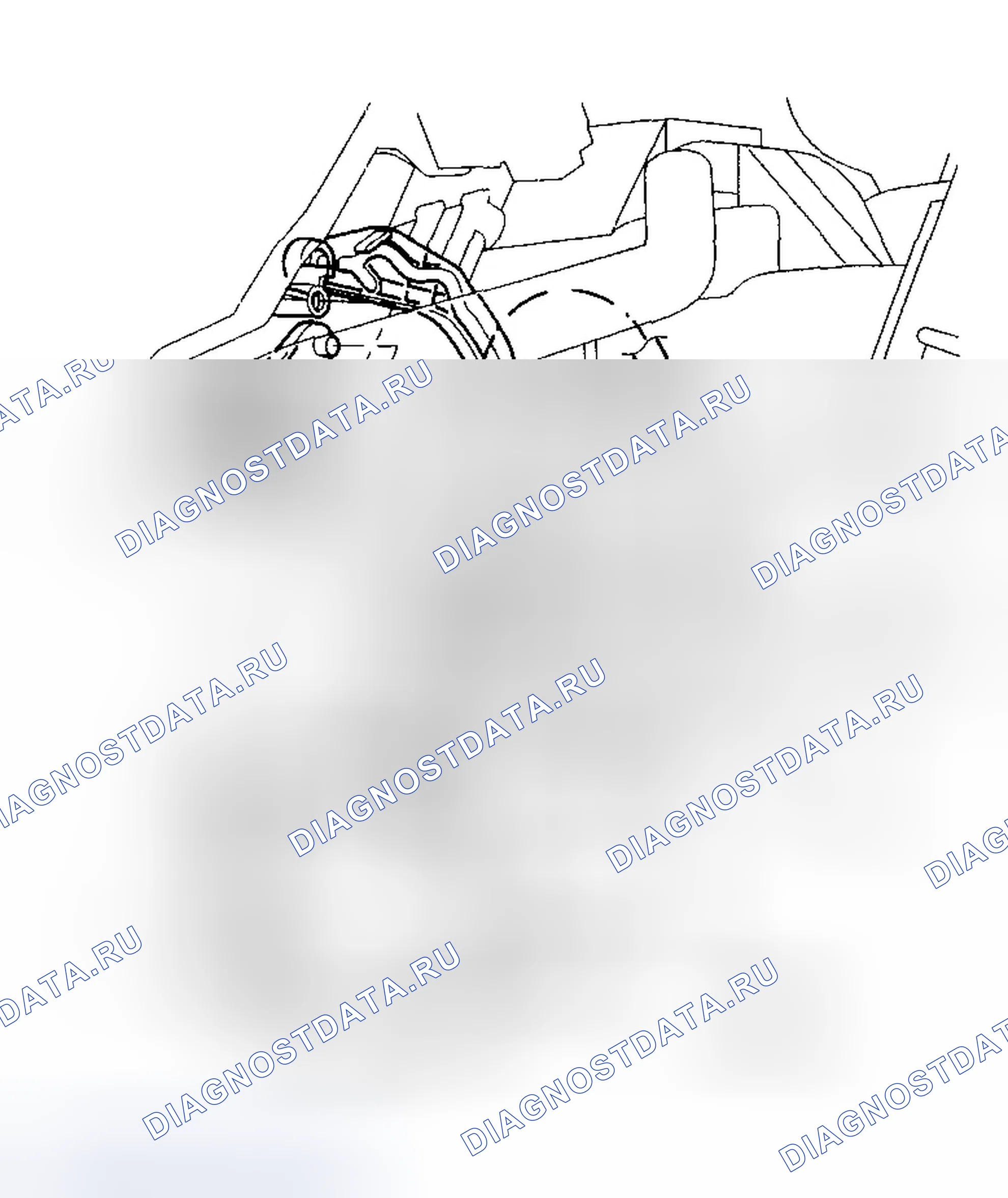 Рис. 47: Замена двигателя управления режимом. Honda Odyssey I