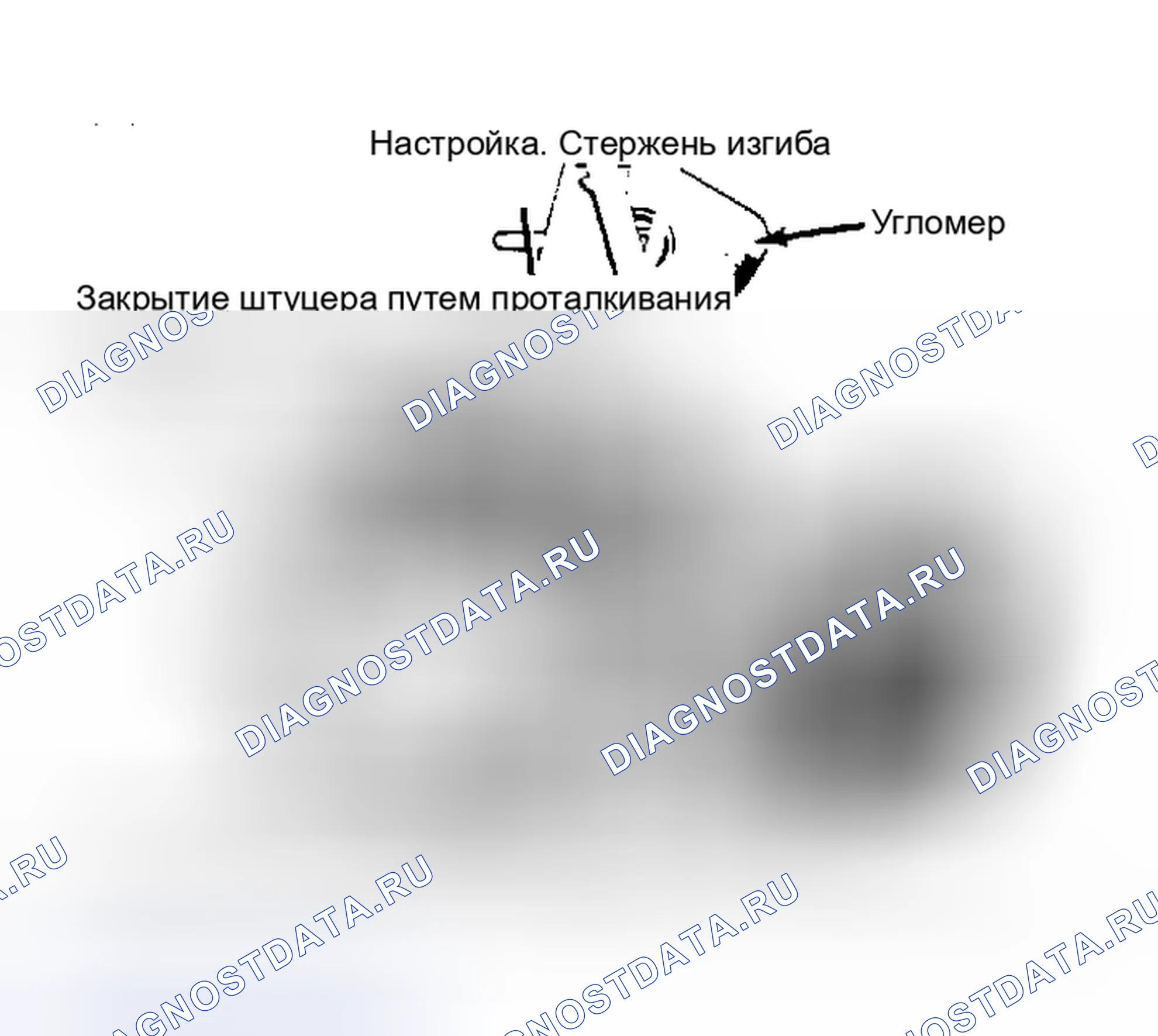 Рис. 61: Закрытие регулировки штуцерного штока (быстрый кулачок холостого хода). GMC Vandura I