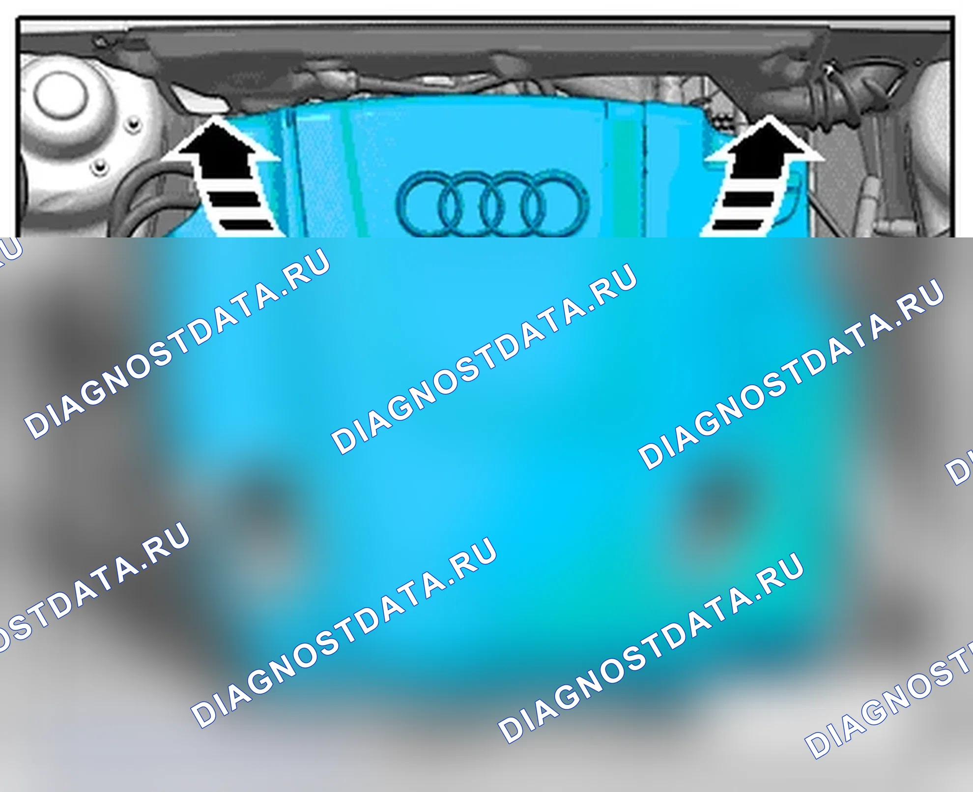 Рис. 89: ВАКУУМНЫЙ НАСОС, FSI V6. Audi S4 B8 рестайлинг