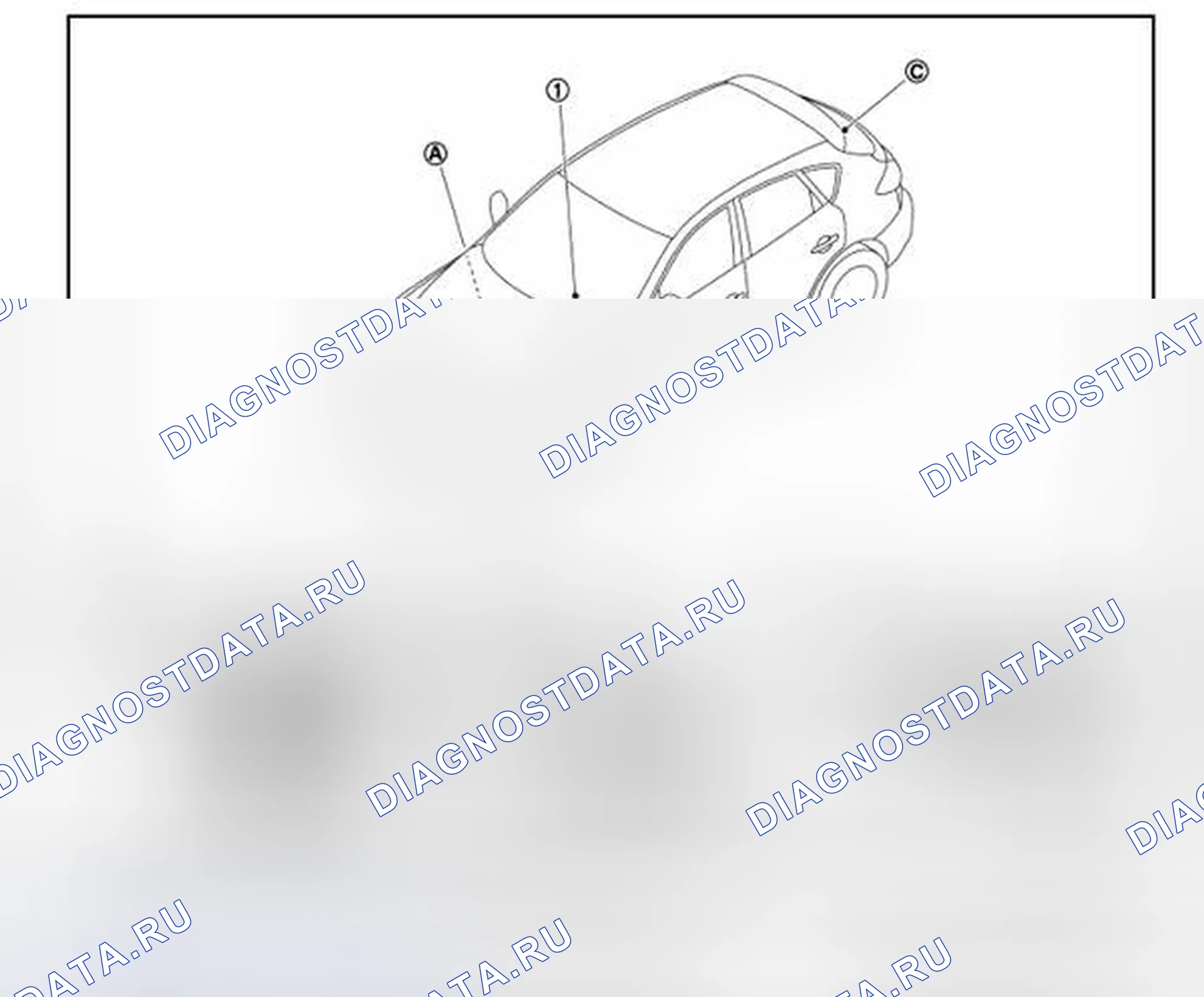 Рис. 8: Расположение компонентов. Infiniti EX37 I