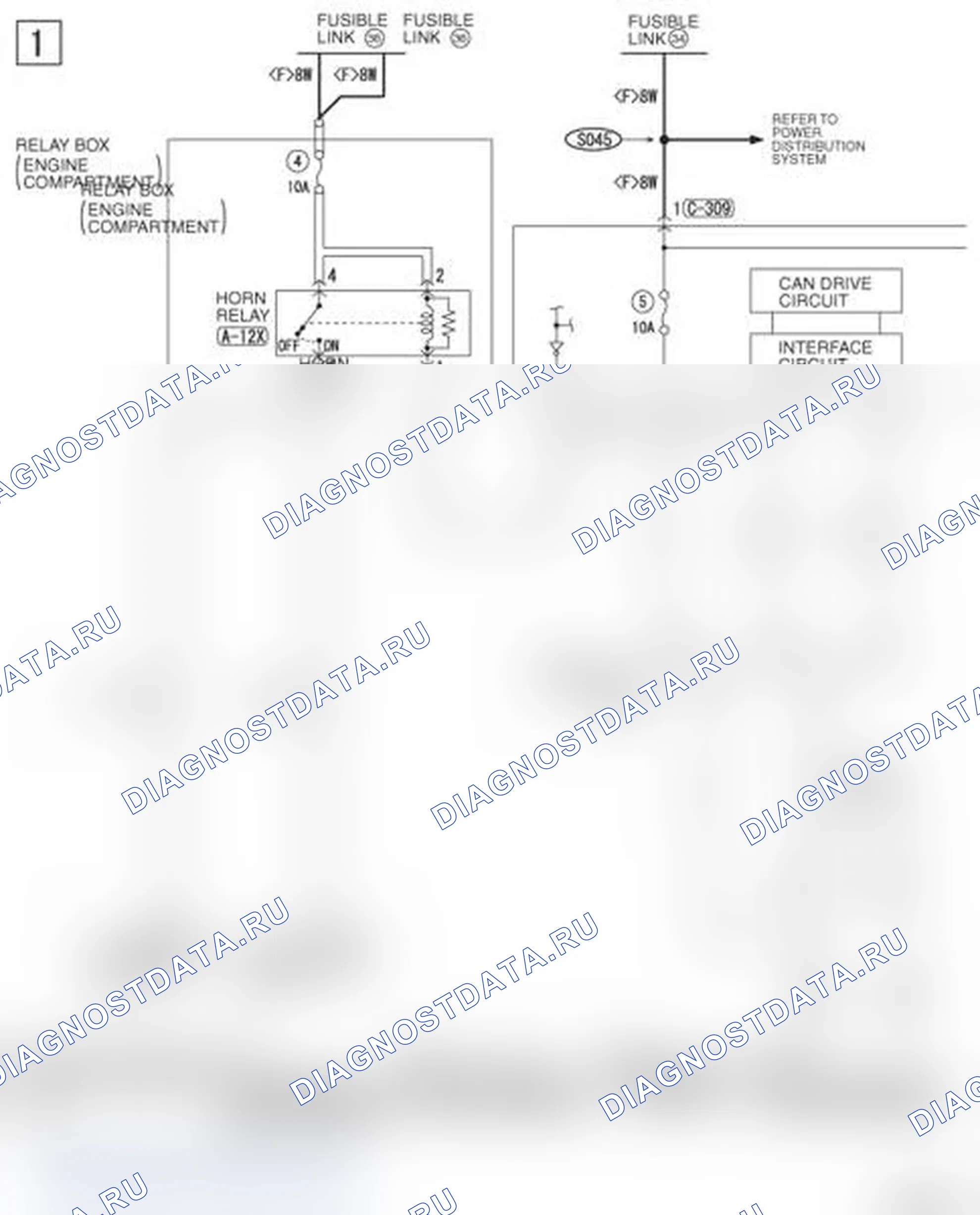 Рис. 463: СИСТЕМА ОХРАННОЙ СИГНАЛИЗАЦИИ. Mitsubishi Lancer Ralliart X