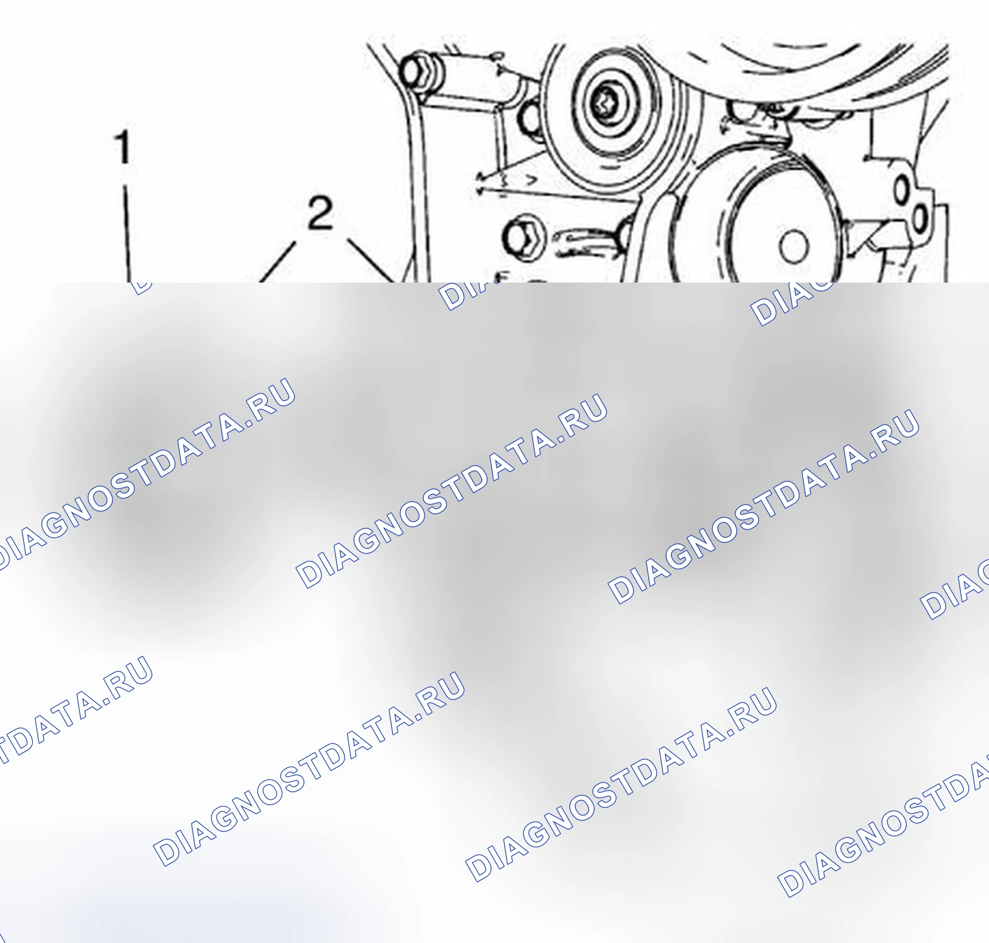 Рис. 19: Снятие звездочки коленчатого вала. Chevrolet Sonic I