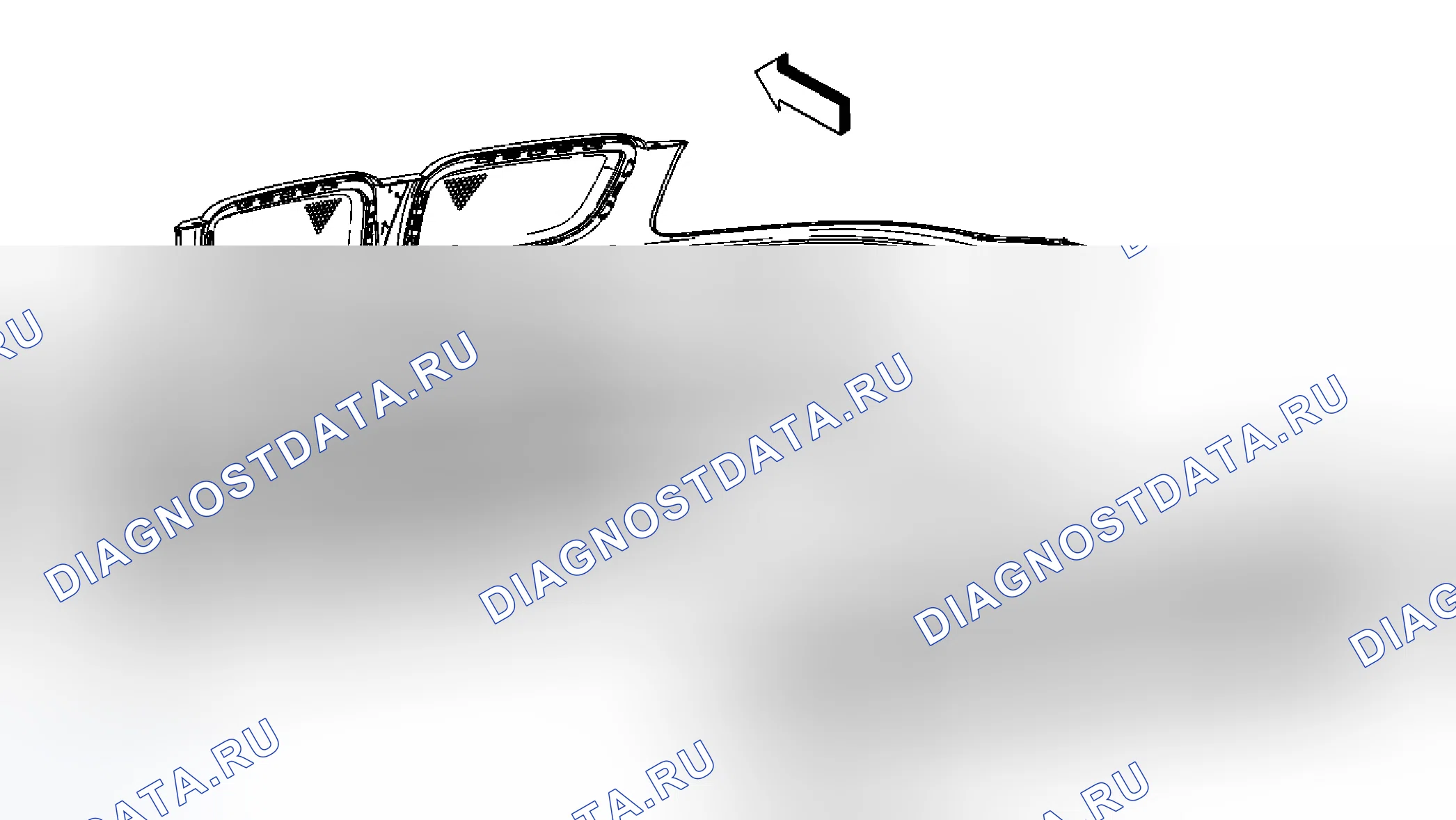 Рис. 7: Замена поглотителя энергии - спереди (торрент). Chevrolet Equinox I