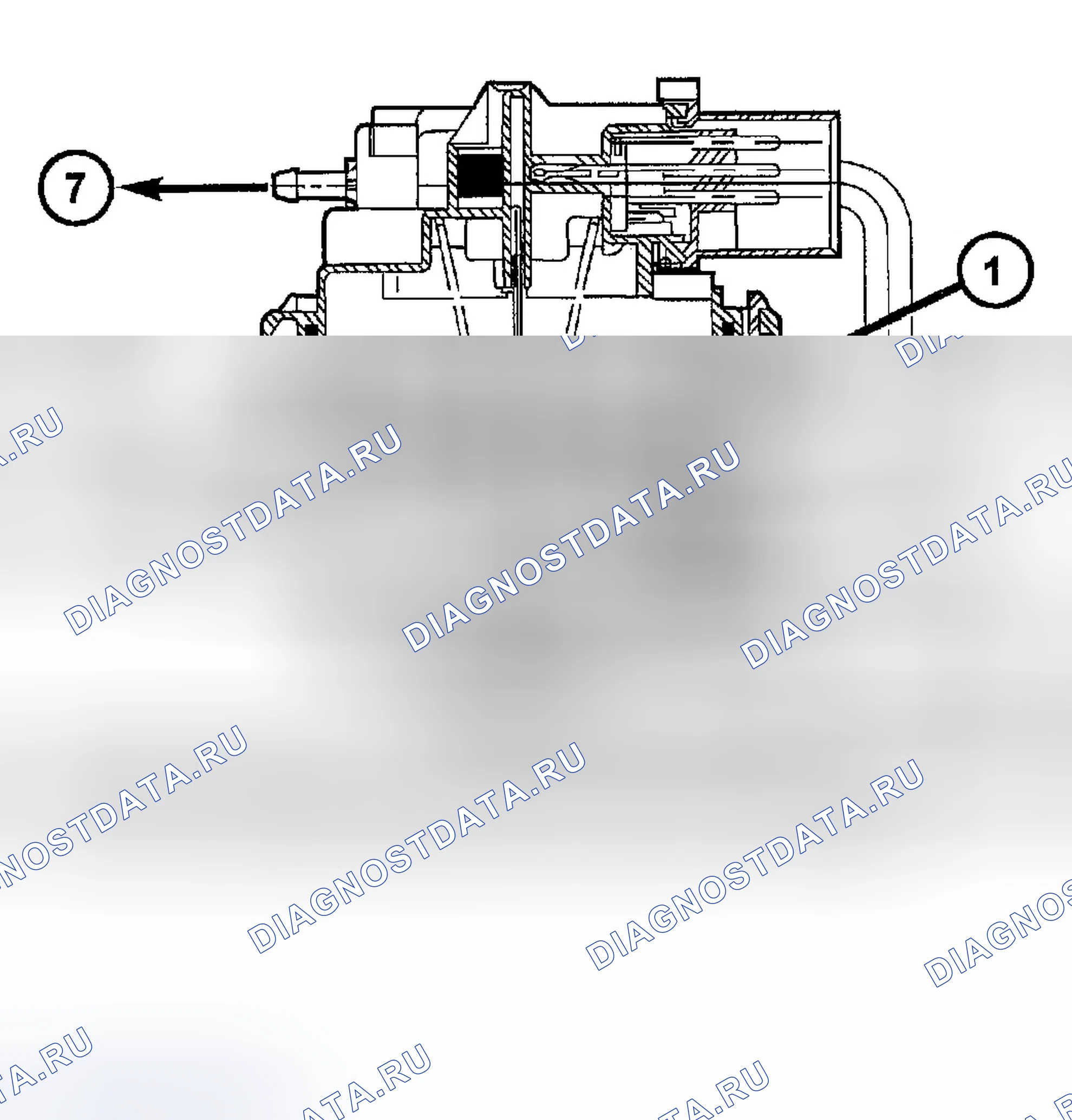 Рис. 18: LDP В СОСТОЯНИИ ПОКОЯ (БЕЗ ПИТАНИЯ). Dodge Pickup R1500 