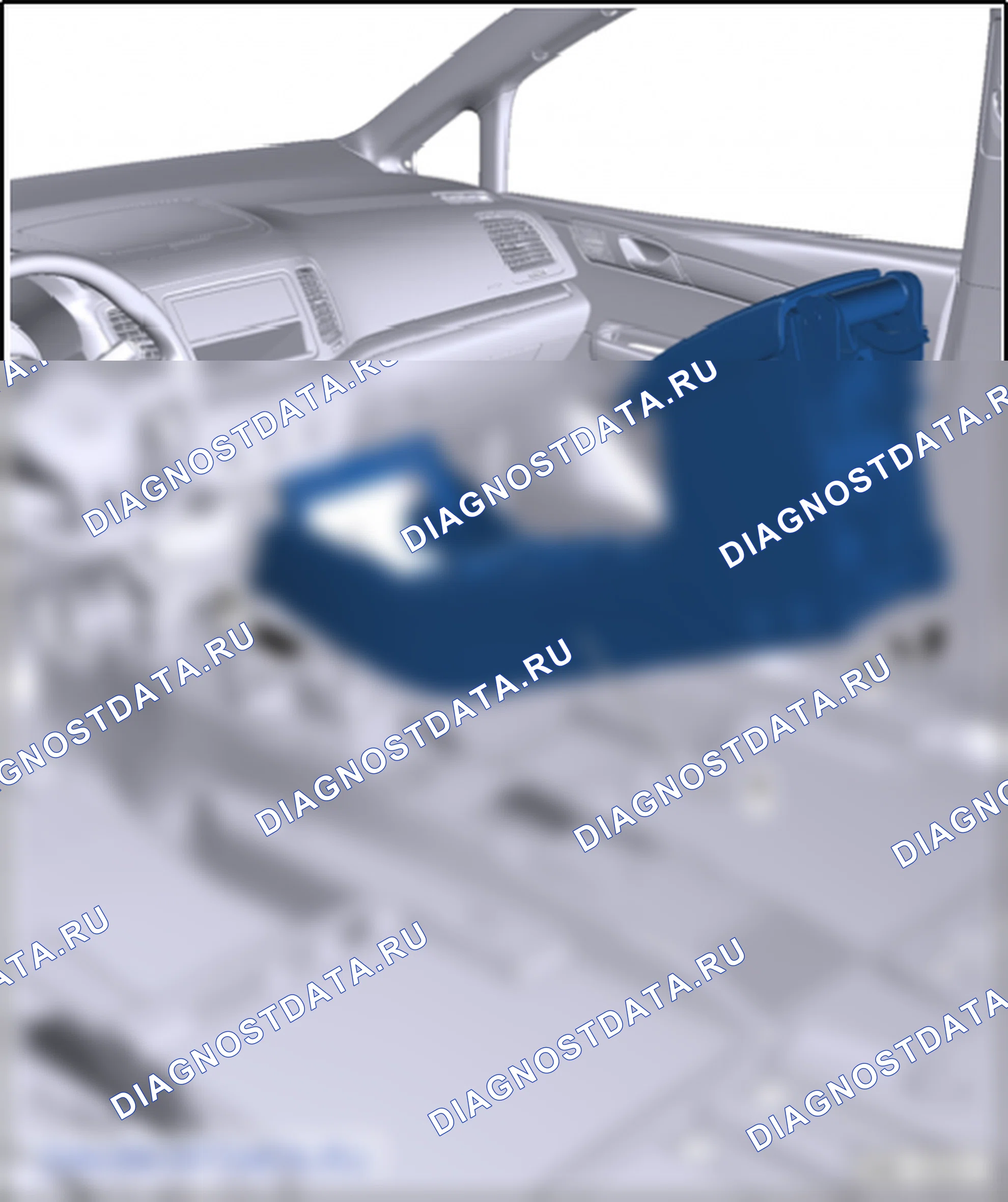 Накладки, кожухи и декоративные щитки. SEAT Alhambra Ii