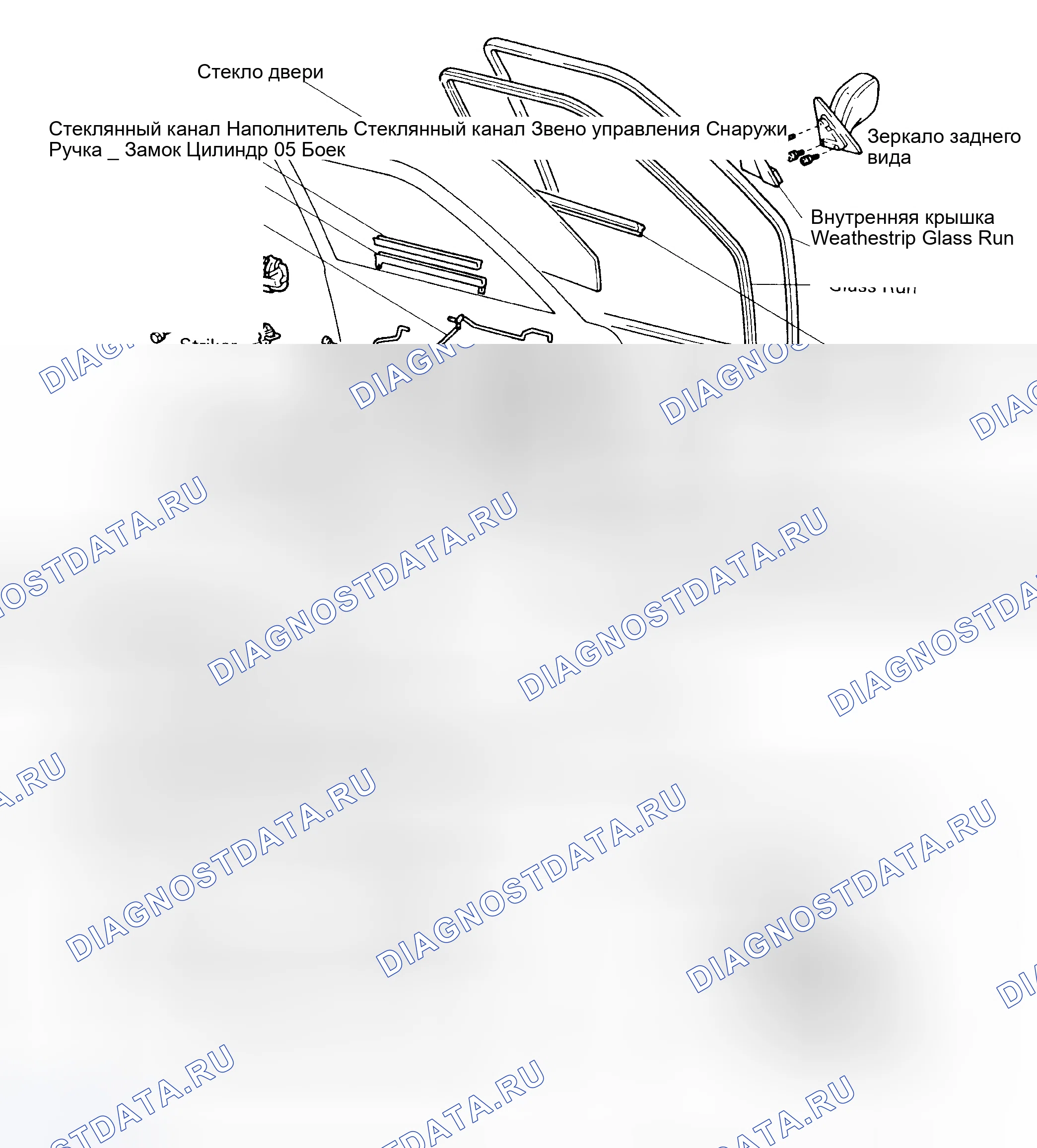 Рис. 28: РАСПОЛОЖЕНИЕ КОМПОНЕНТОВ. Toyota Land Cruiser 80
