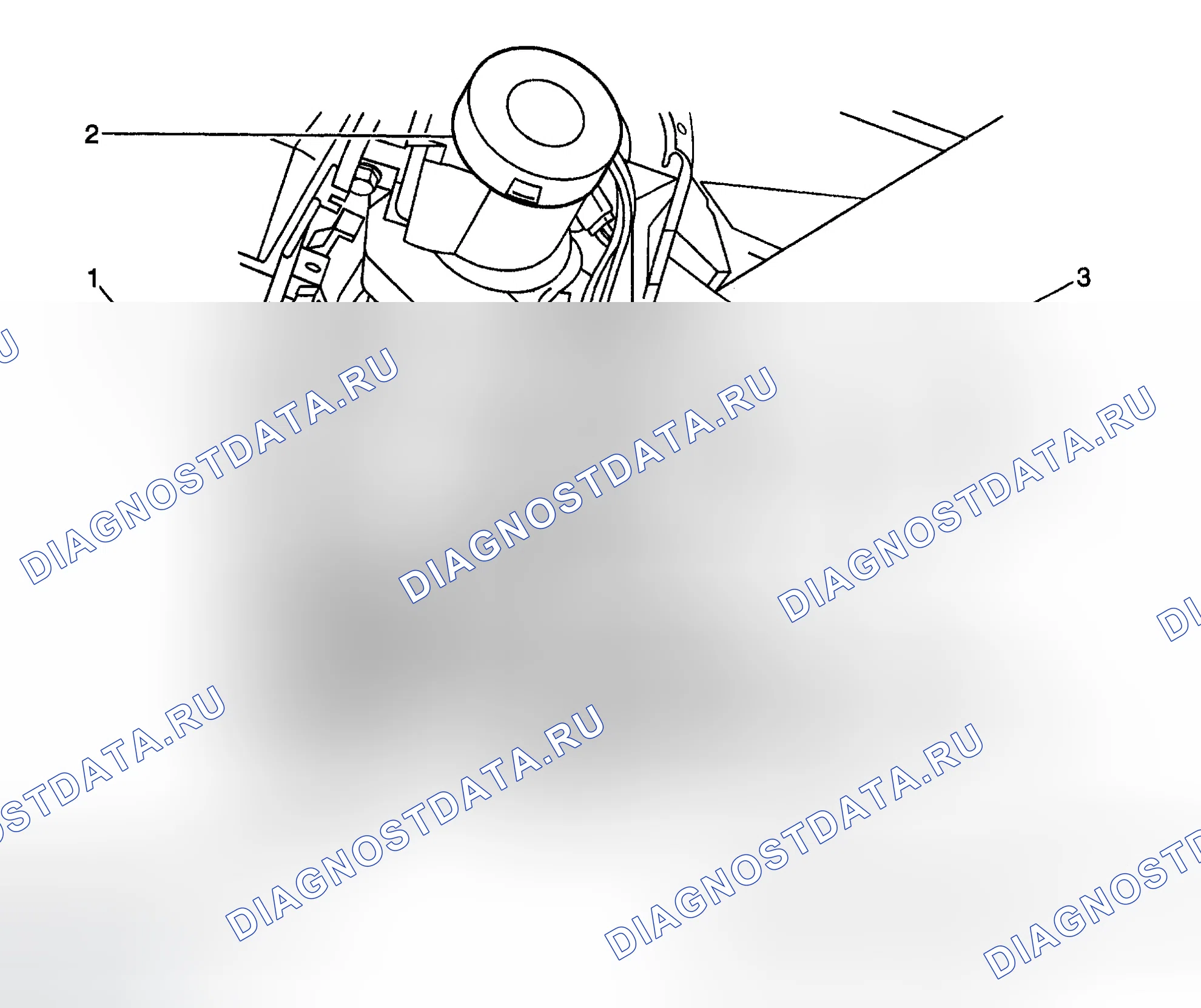 Рис. 15: Рулевая колонка. Chevrolet TrailBlazer I