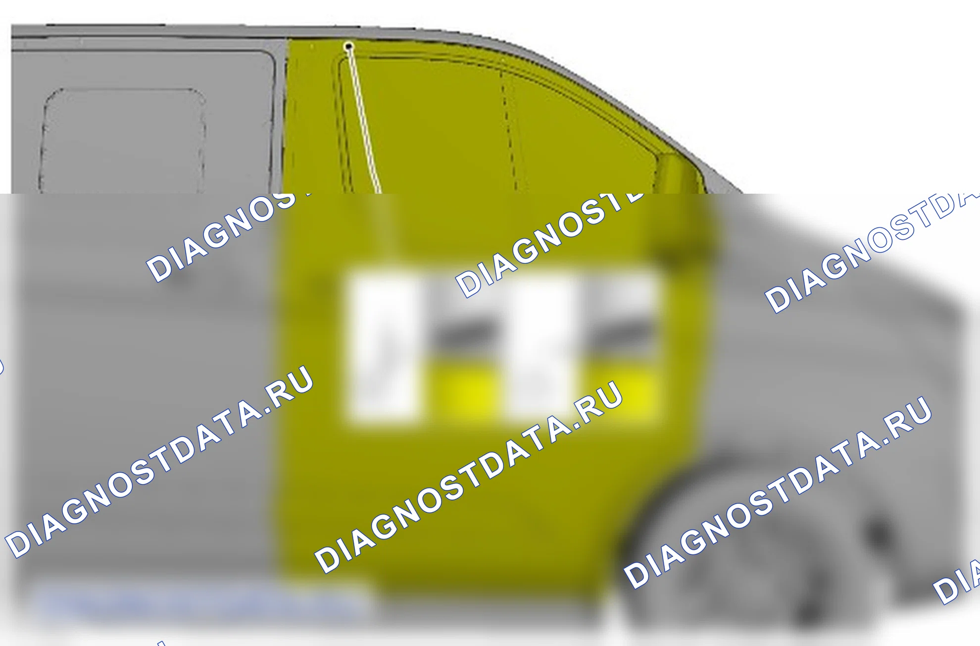 Как выверить положение передней двери. Ford Transit Custom I