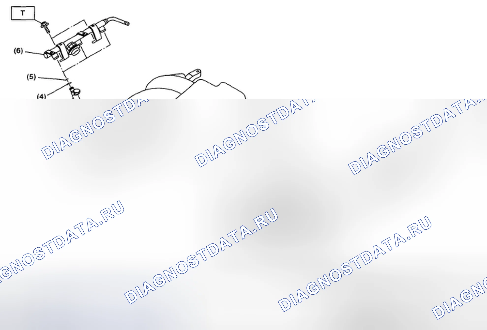 Рис. 335: ТОПЛИВНАЯ ФОРСУНКА. Subaru Outback BP рестайлинг