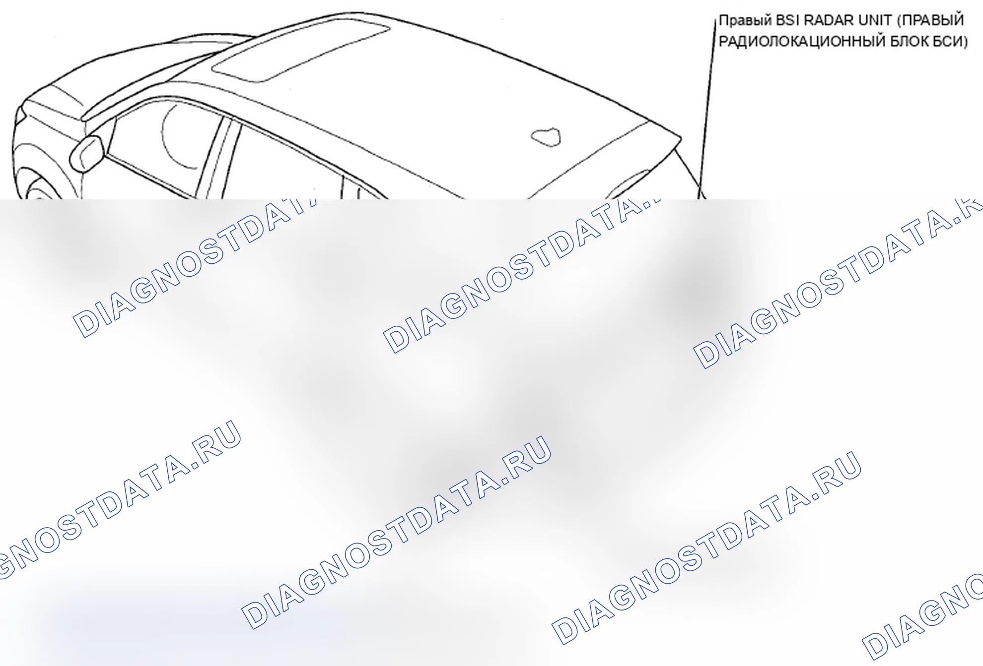 Рис. 34: Индекс расположения компонентов. Acura MDX II рестайлинг