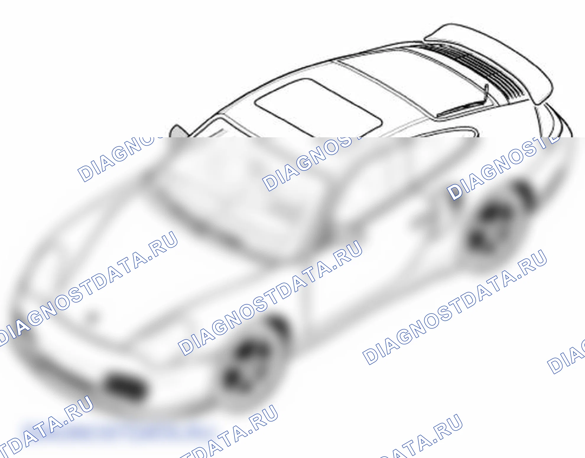 Рис. 33: Снятие и установка зеркала заднего вида. Porsche 911 Carrera 996 рестайлинг