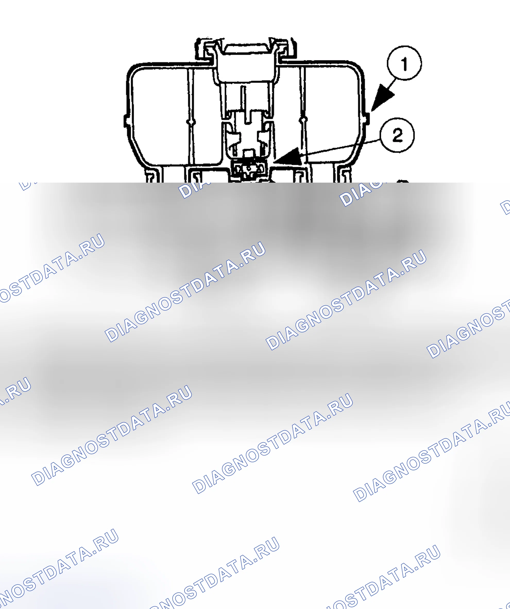 Рис. 237: Компоненты главного тормозного цилиндра. Ford Pickup F250 Super Duty I