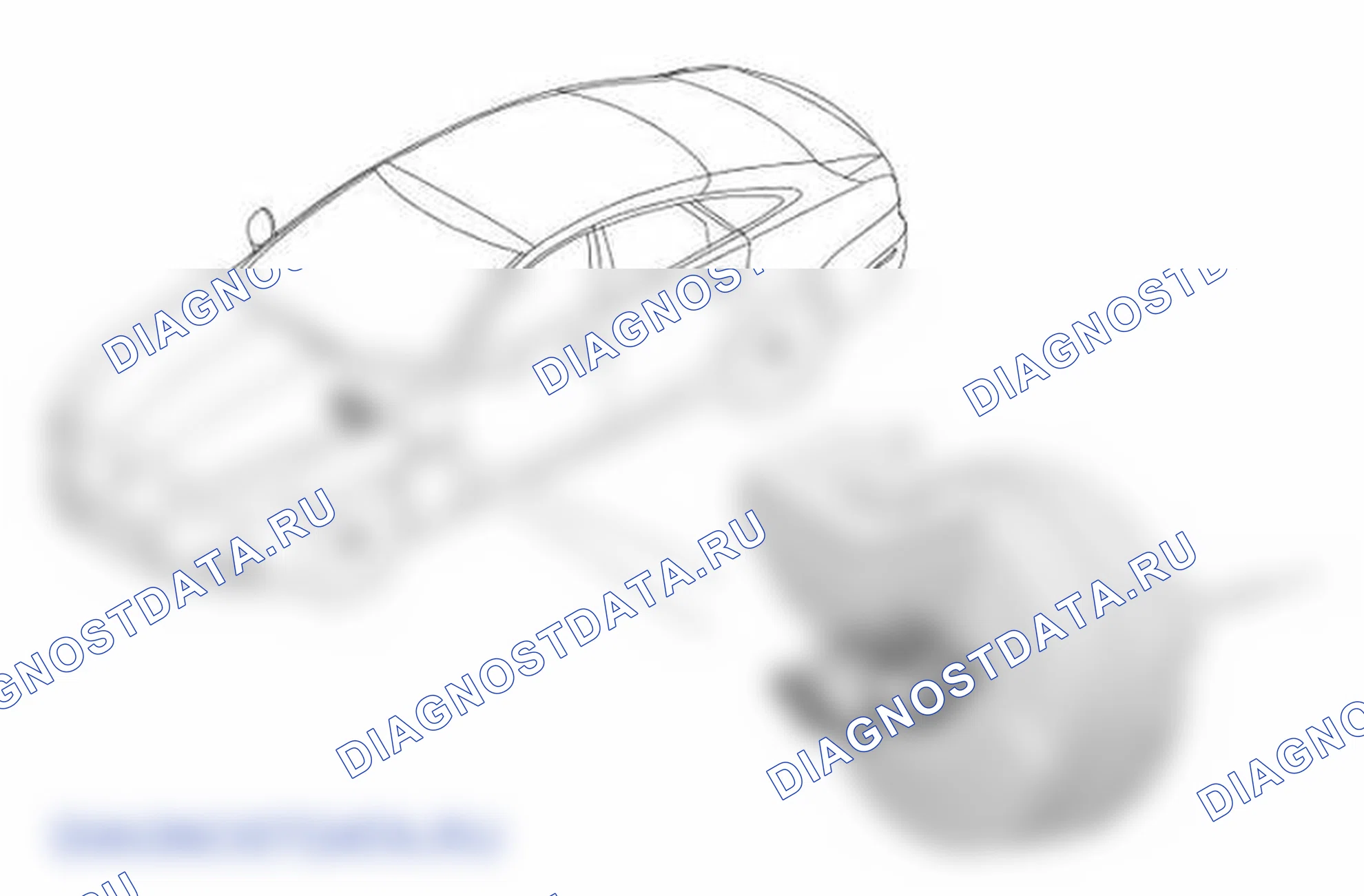 Рис. 18: РАСПОЛОЖЕНИЕ КОМПОНЕНТОВ. Jaguar XJ X351 рестайлинг
