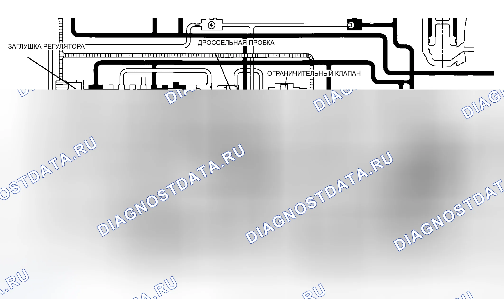 Рис. 390: 3-4 КЛАПАН ПЕРЕКЛЮЧЕНИЯ. Dodge Cab & Chassis R3500 