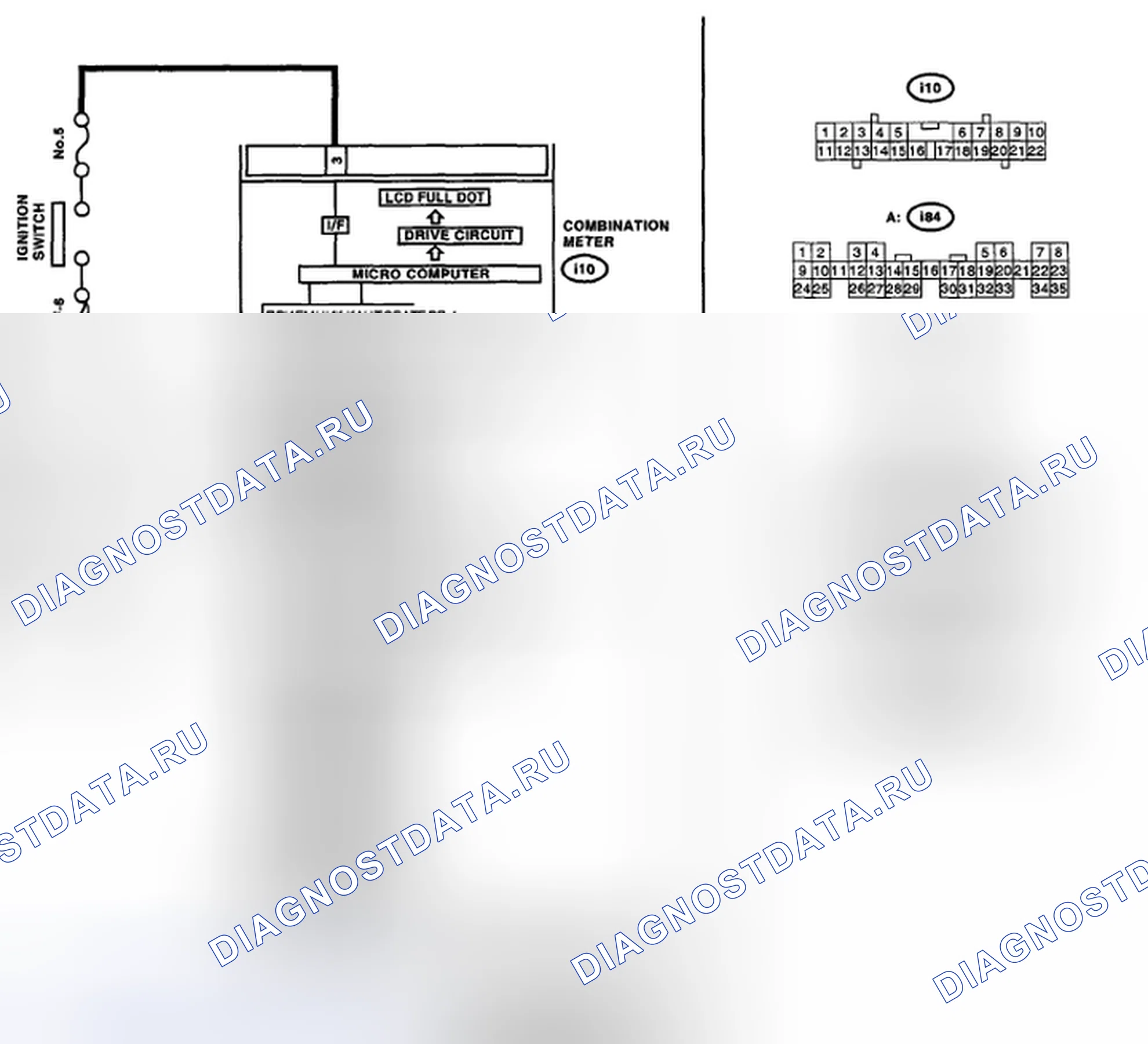 Рис. 324: электросхема. Subaru Legacy BL/BP рестайлинг
