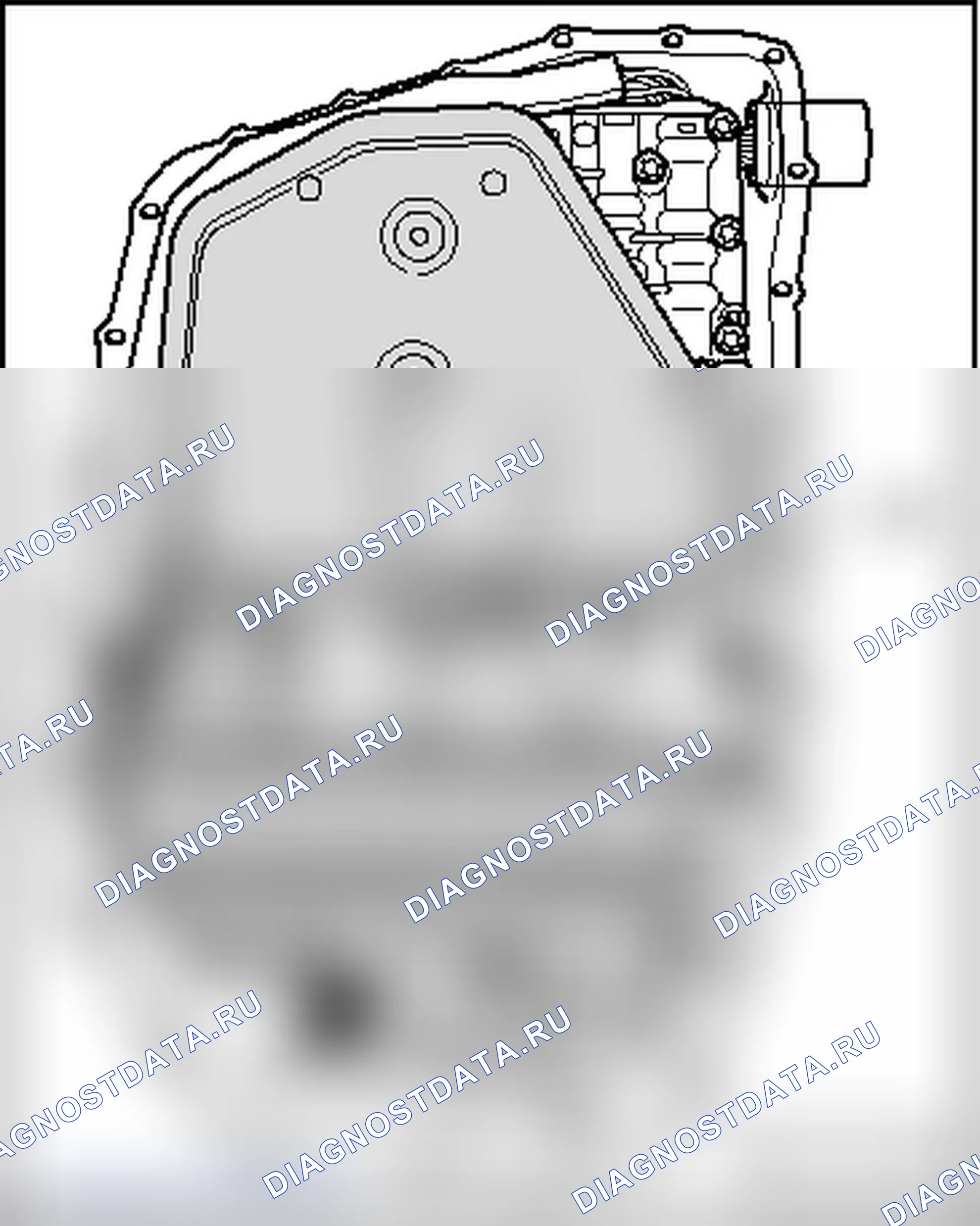 Рис. 6: СЕТЧАТЫЙ ФИЛЬТР ATF. Audi Q5 I
