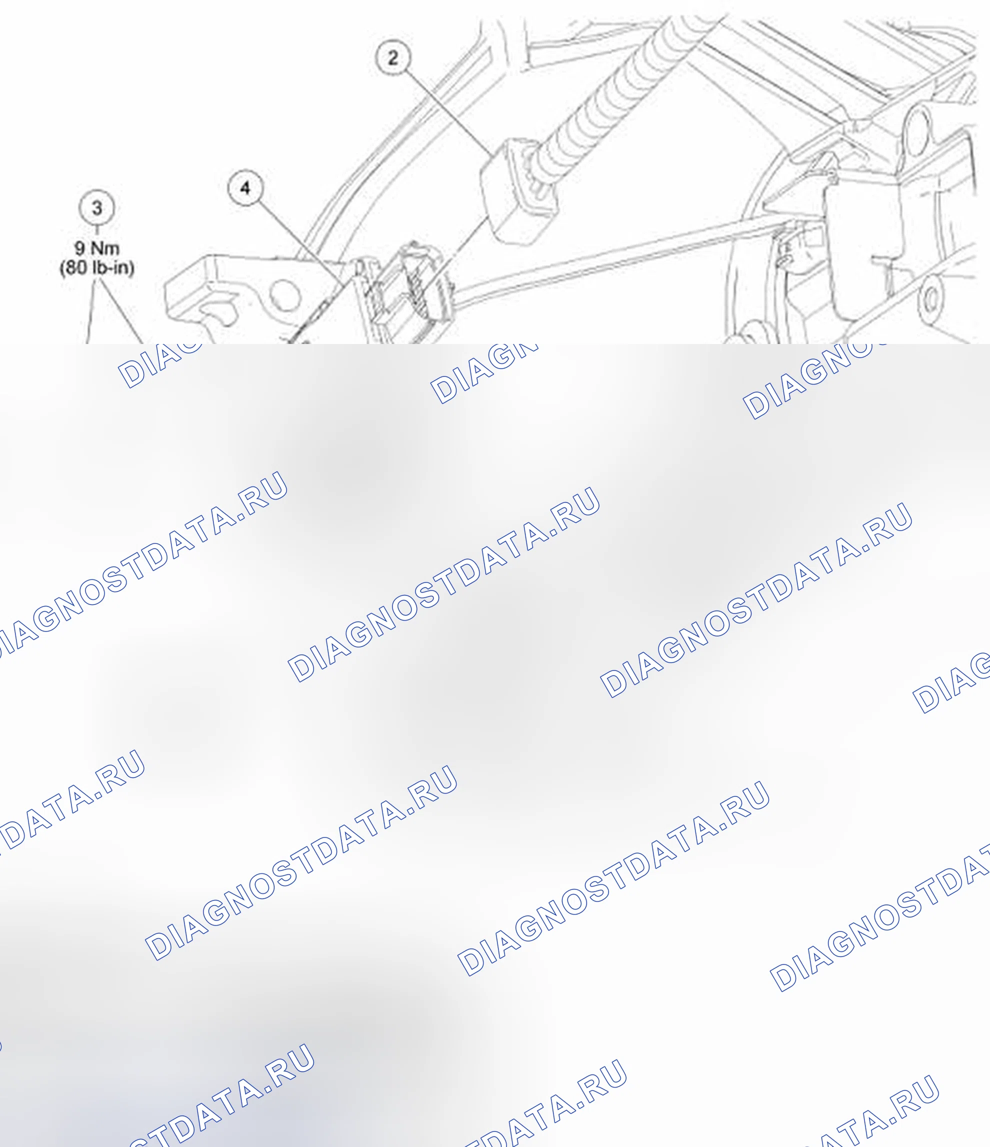 Рис. 425: Датчик цифрового диапазона передачи (Tr). Mazda 2 I рестайлинг