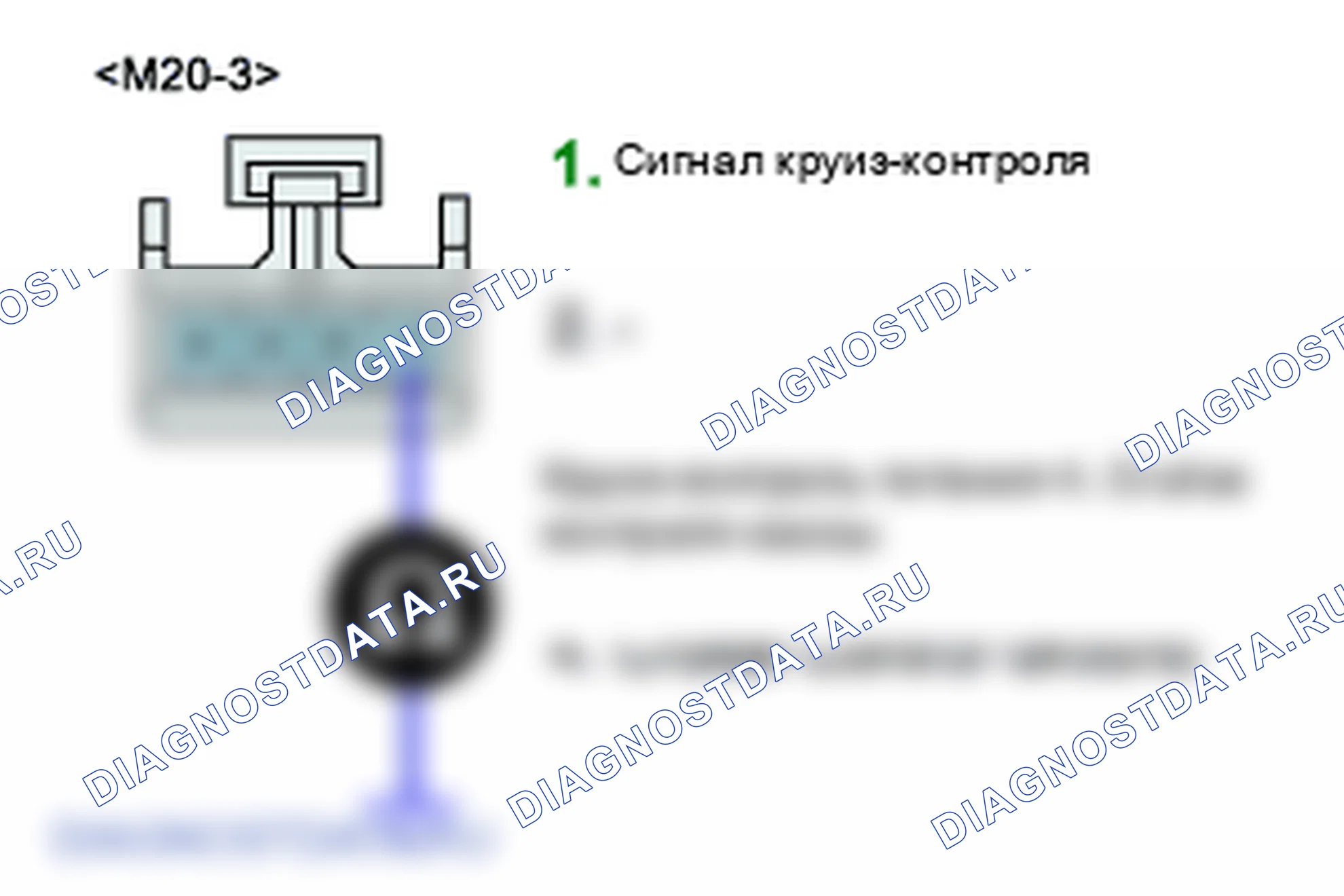 P0564: Переключатель круиз-контроля - низкий/высокий уровень сигнала. Kia Sportage KM