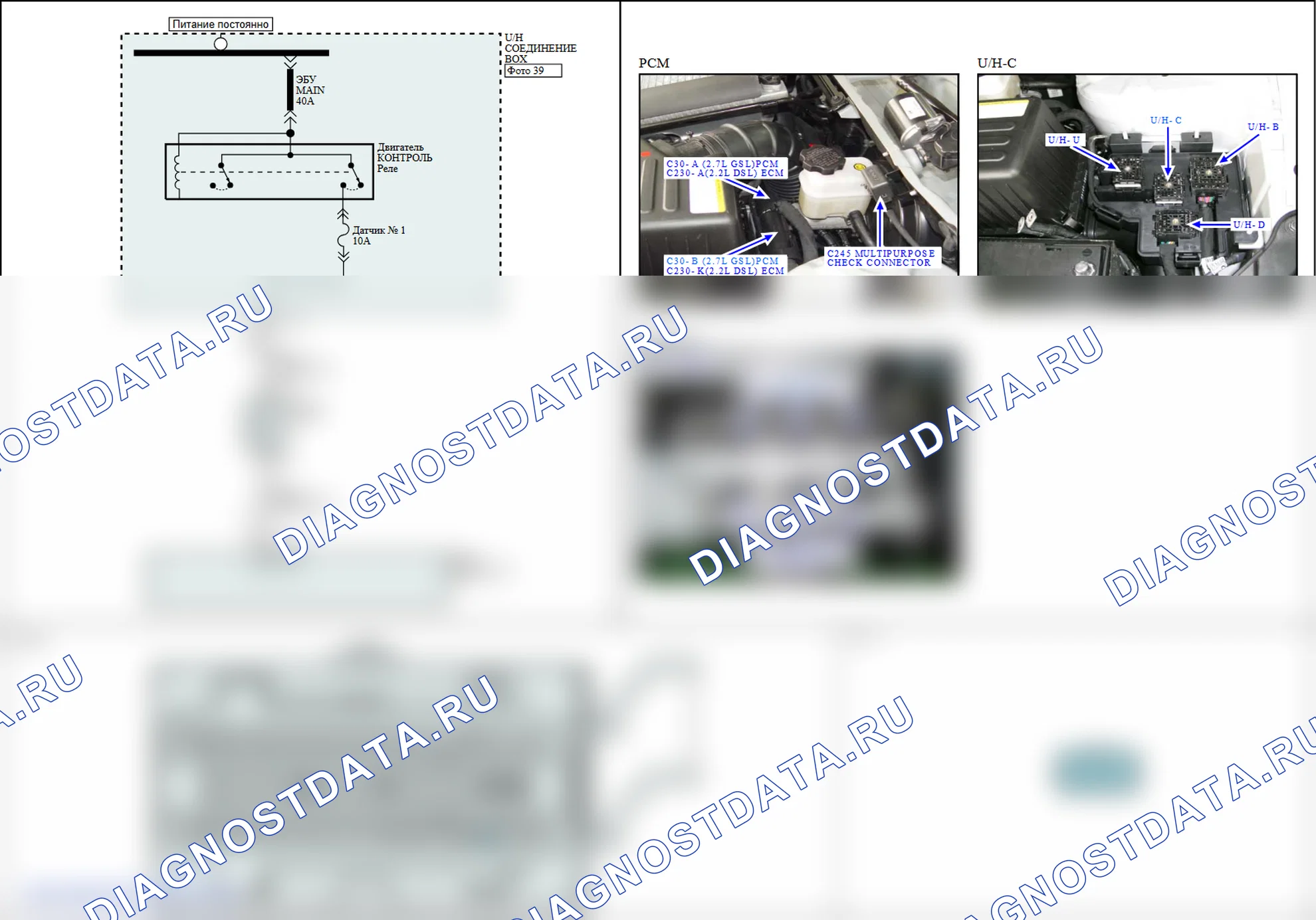 P0268: Цилиндр 3-цепь форсунки высокий. Hyundai Santa Fe CM